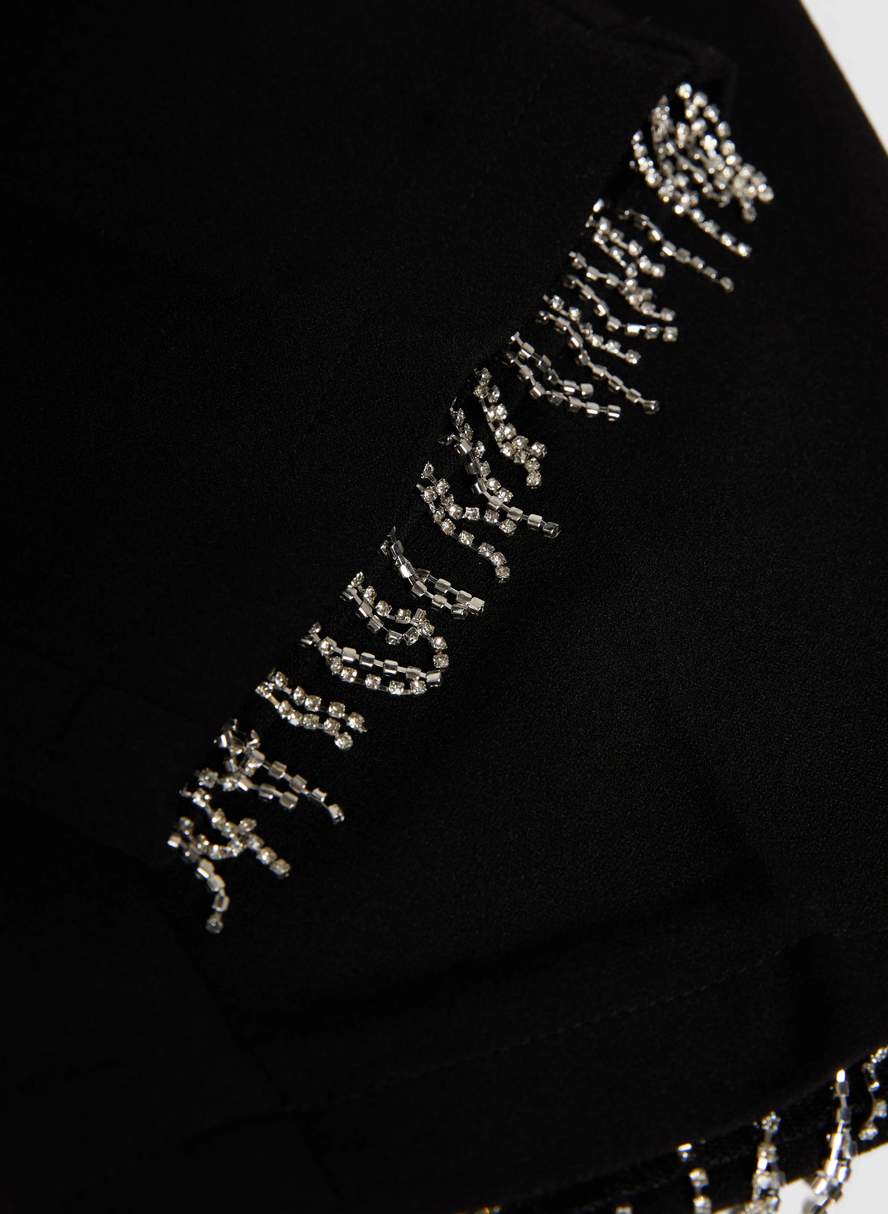 Emma Crystal Fringe Slim-Leg Pants - Image 7
