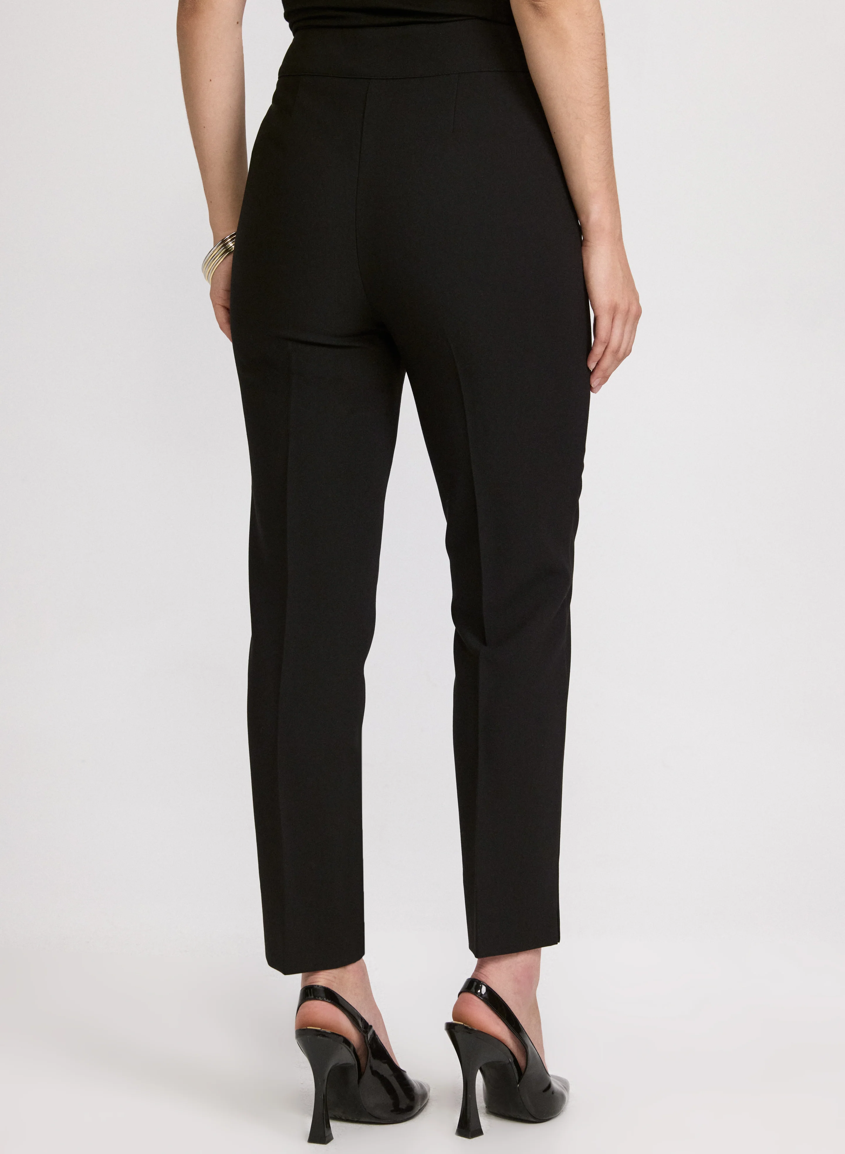 Emma Grommet Trim Slim-Leg Pants - Image 4