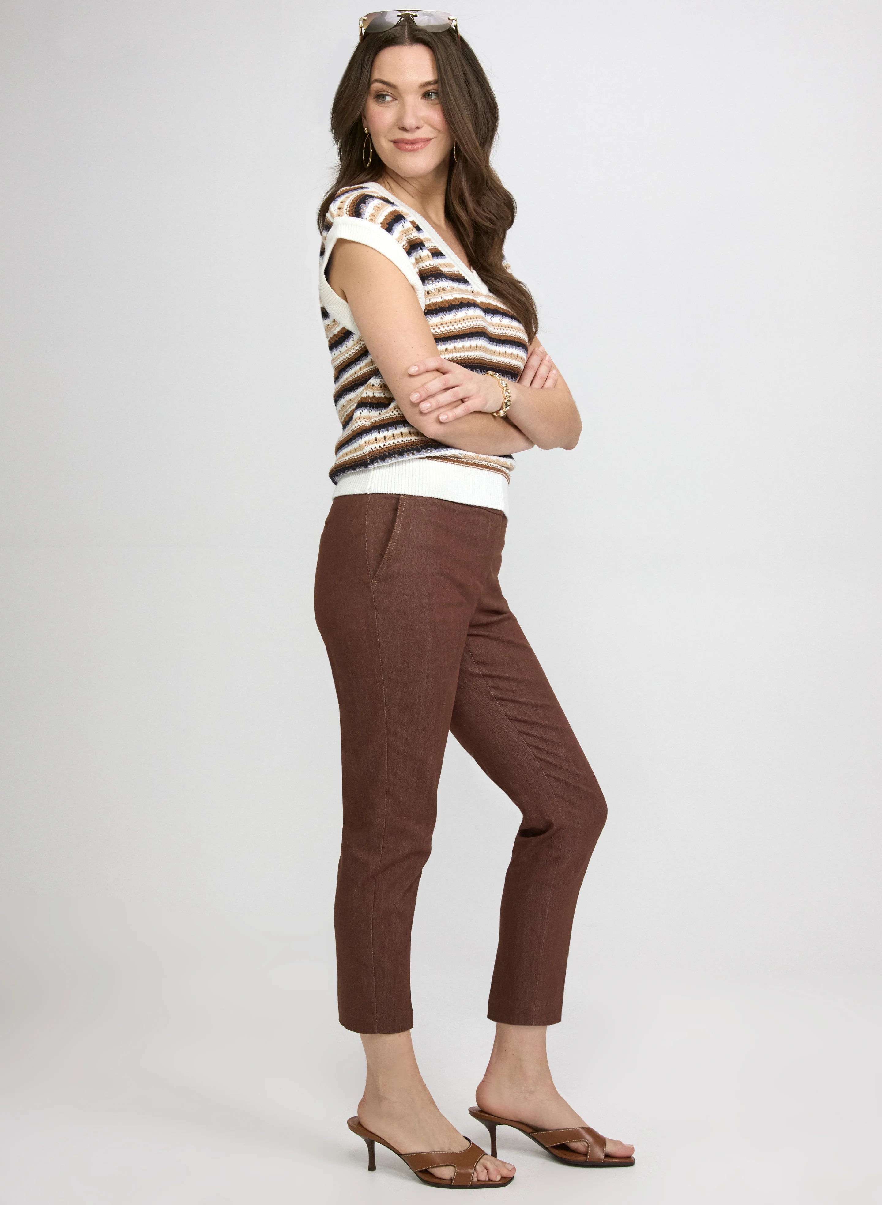 Emma Slim-Leg Denim Pants - Image 5