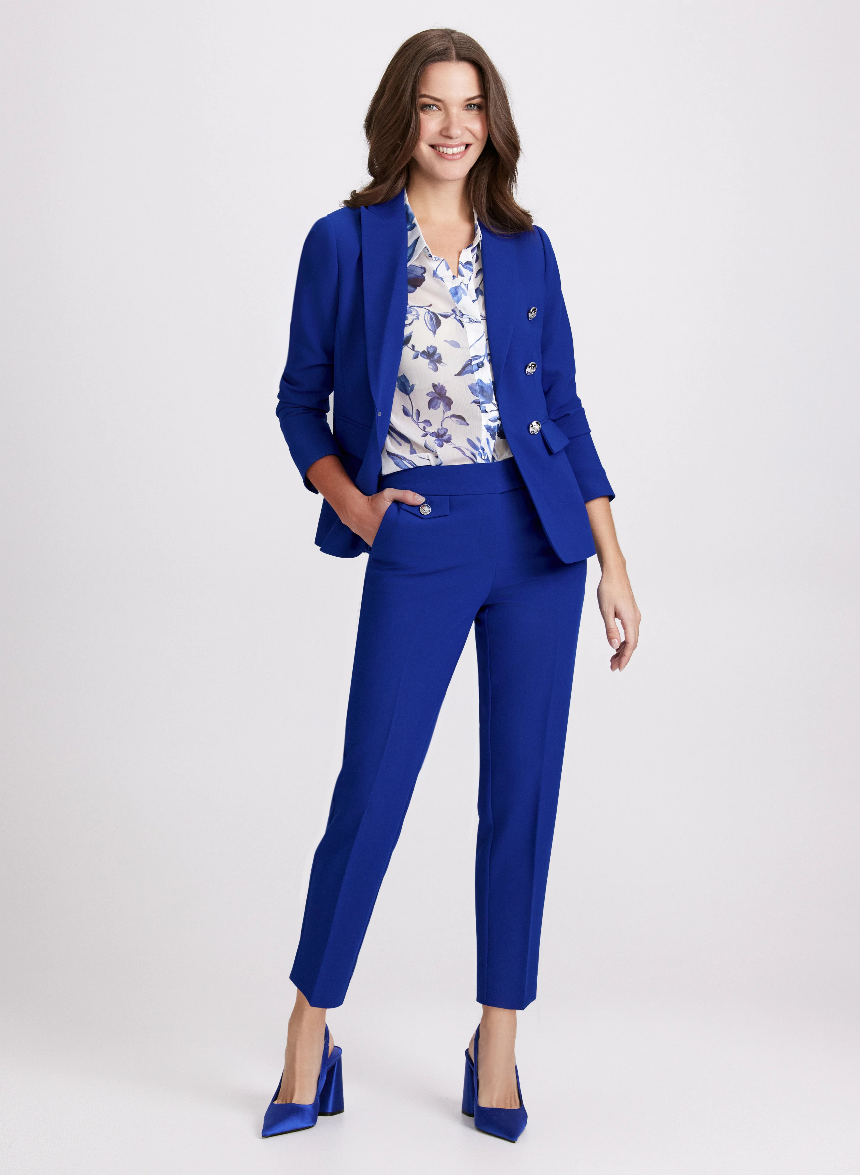 Emma Slim-Leg Pants - Short - Image 3