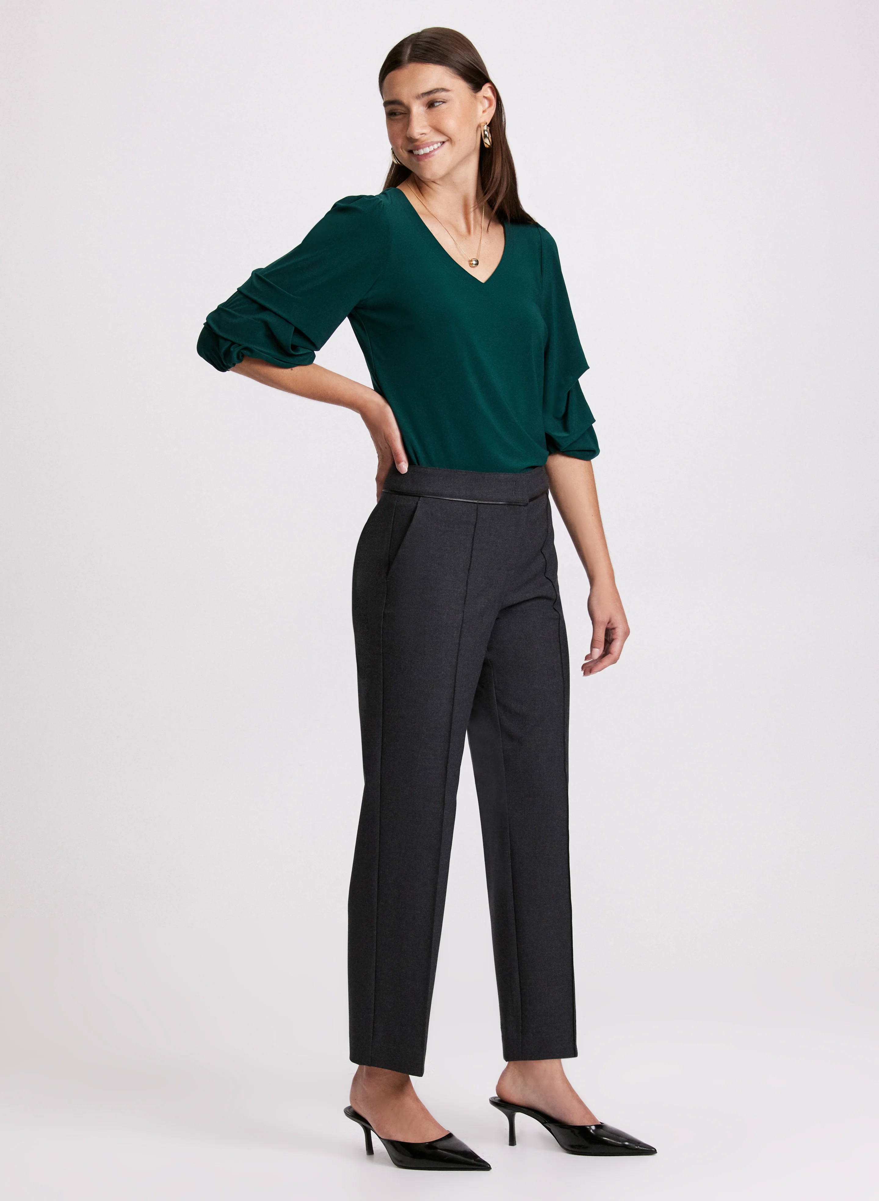 Emma Straight-Leg Pants - Short - Image 2
