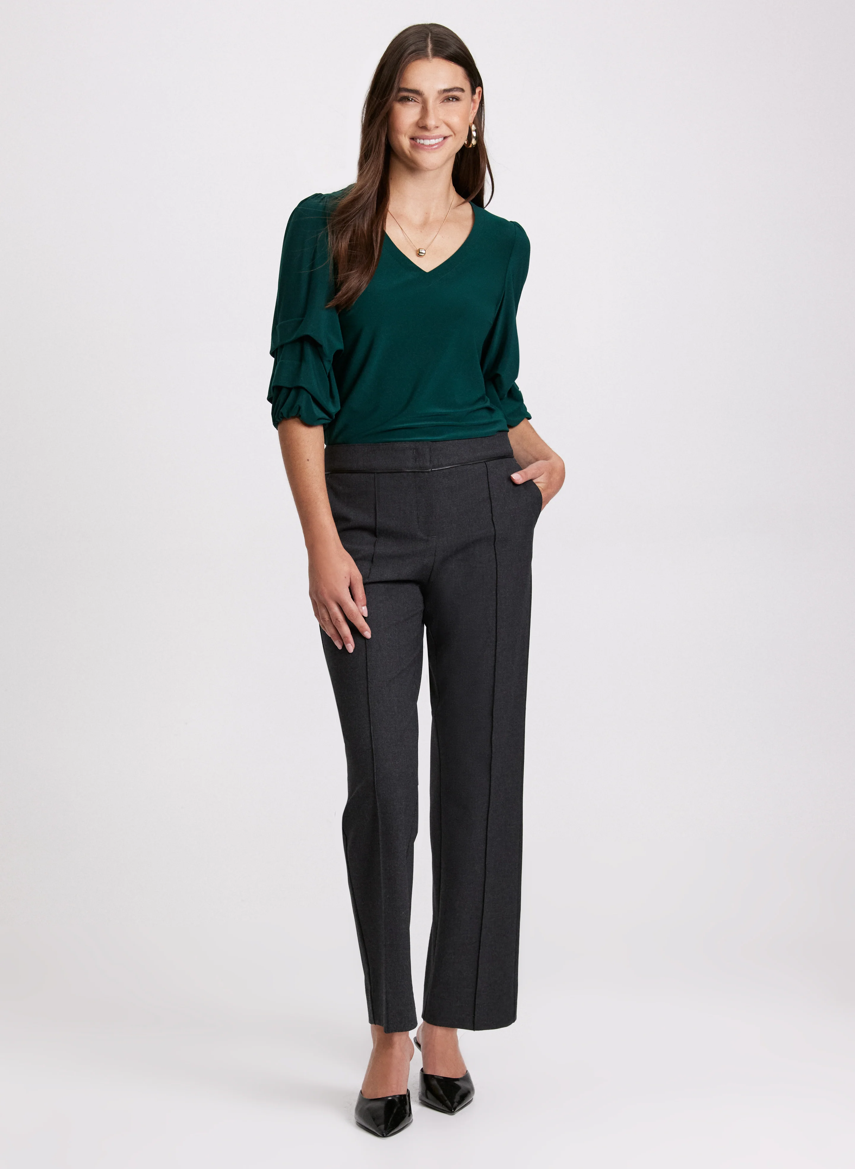 Emma Straight-Leg Pants - Short - Image 4