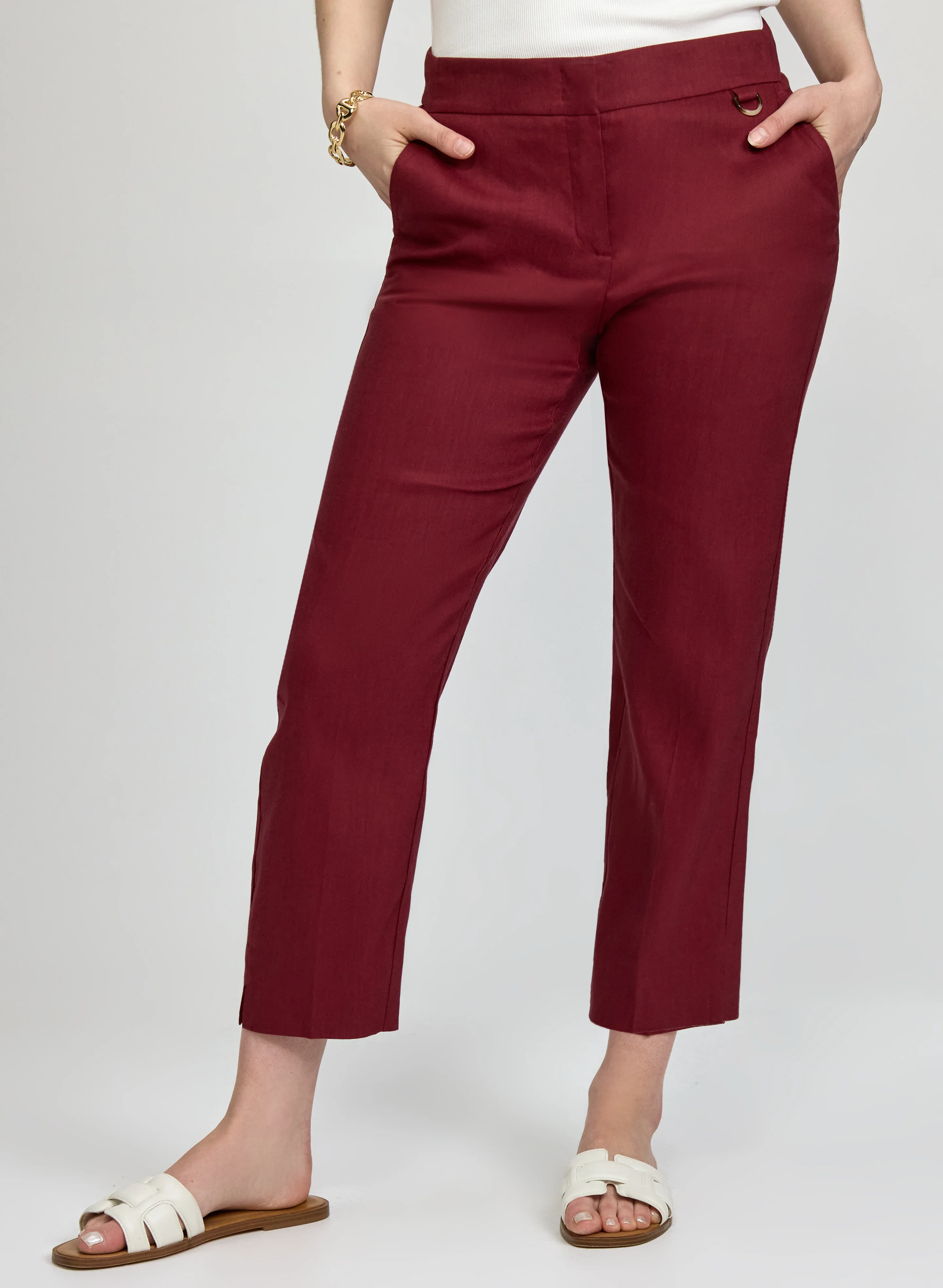 Emma Stretch-Linen Pants