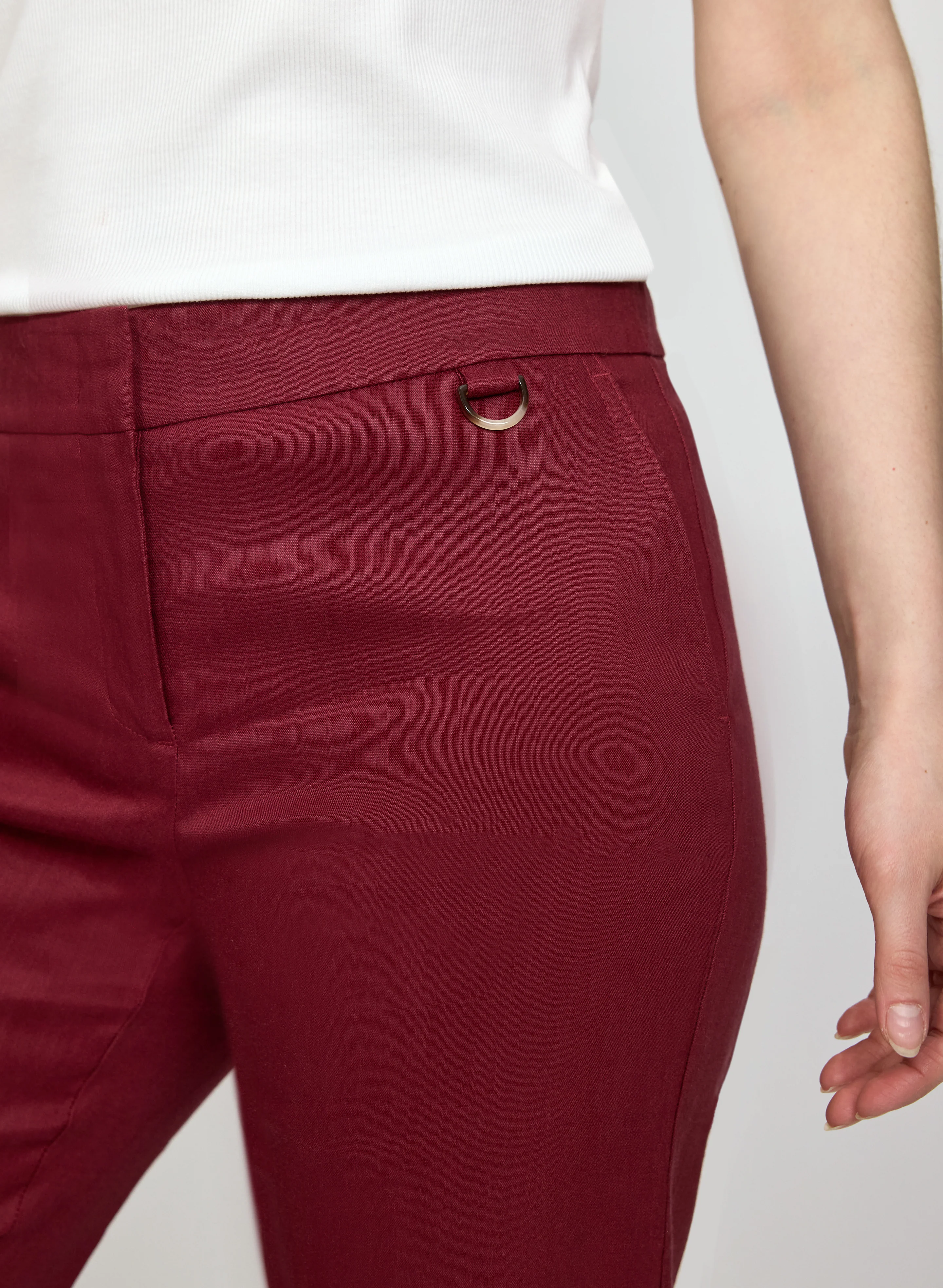 Emma Stretch-Linen Pants - Image 2