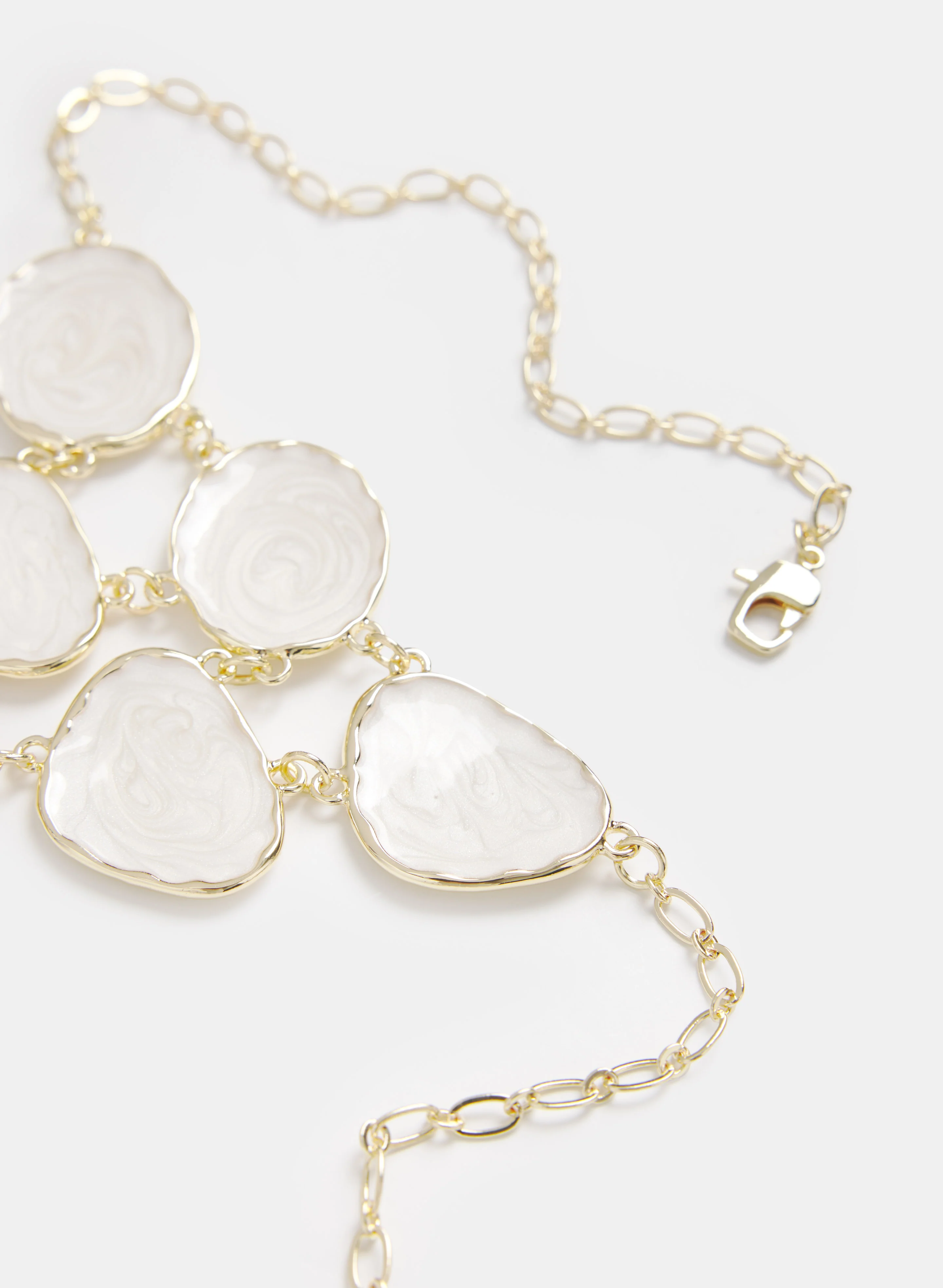 Enamel Bib Necklace - Image 2