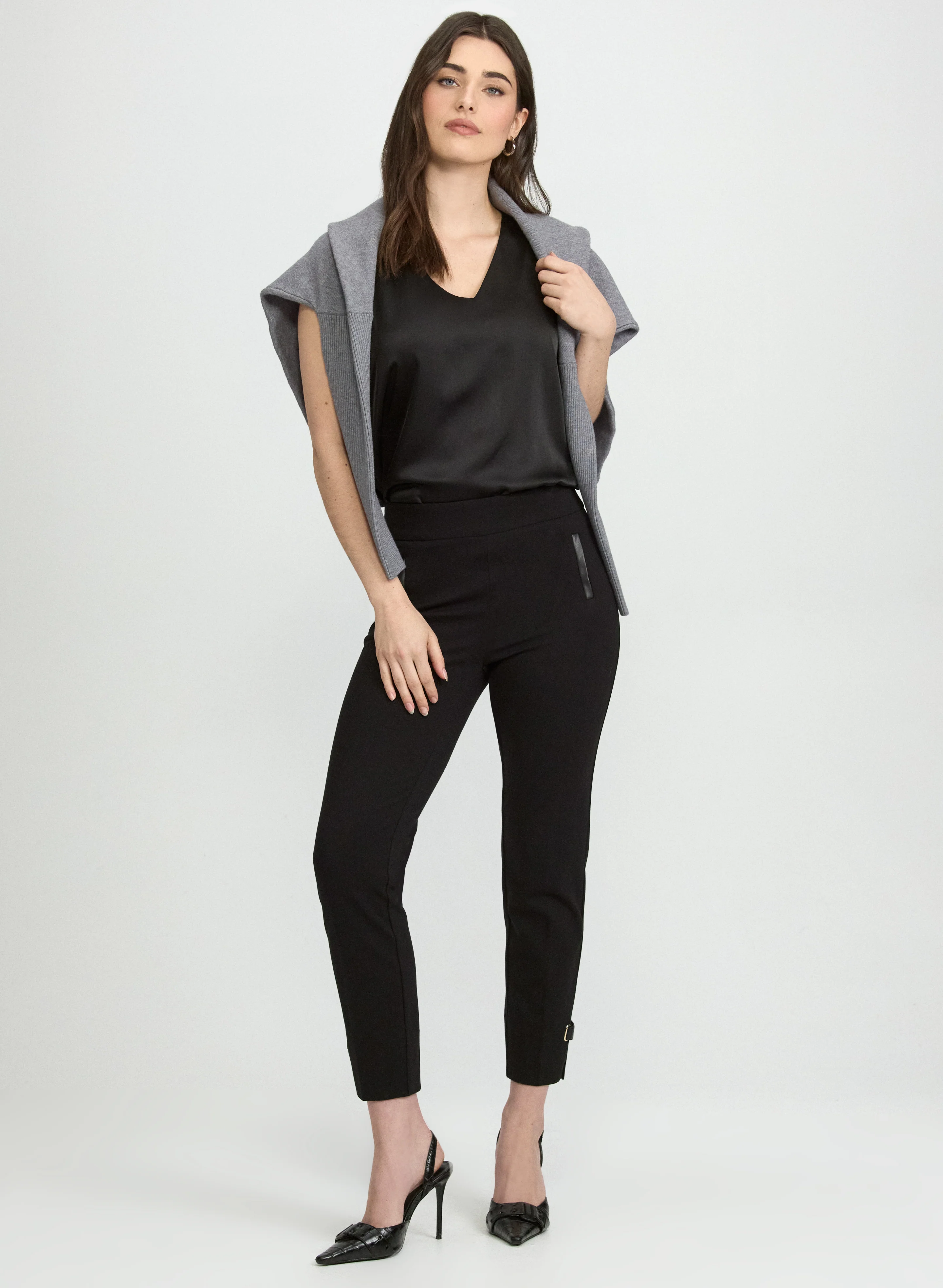 Sofia Slim-Leg Pants - Short - Image 3