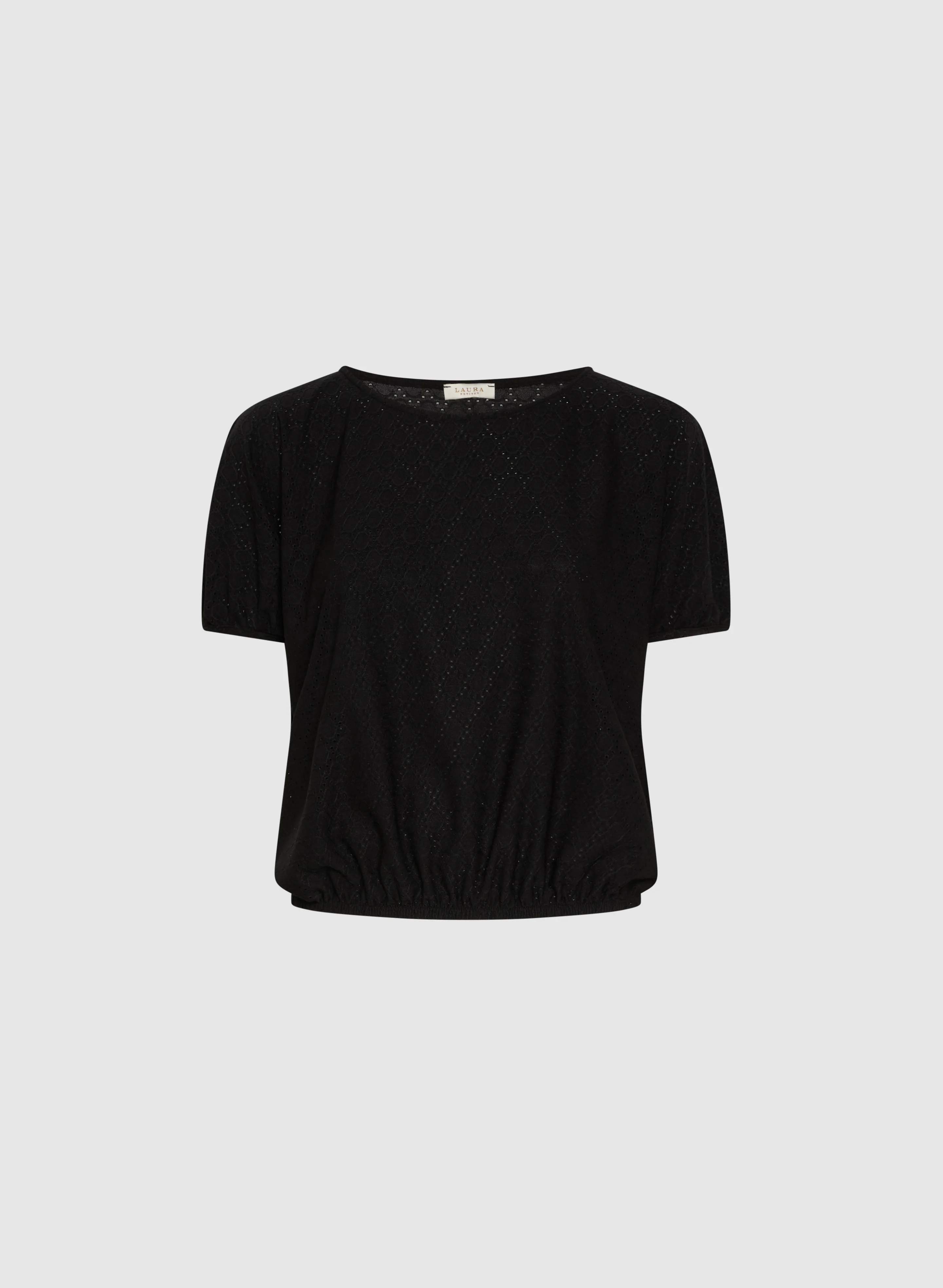 Eyelet Short Sleeve Top - Image 6