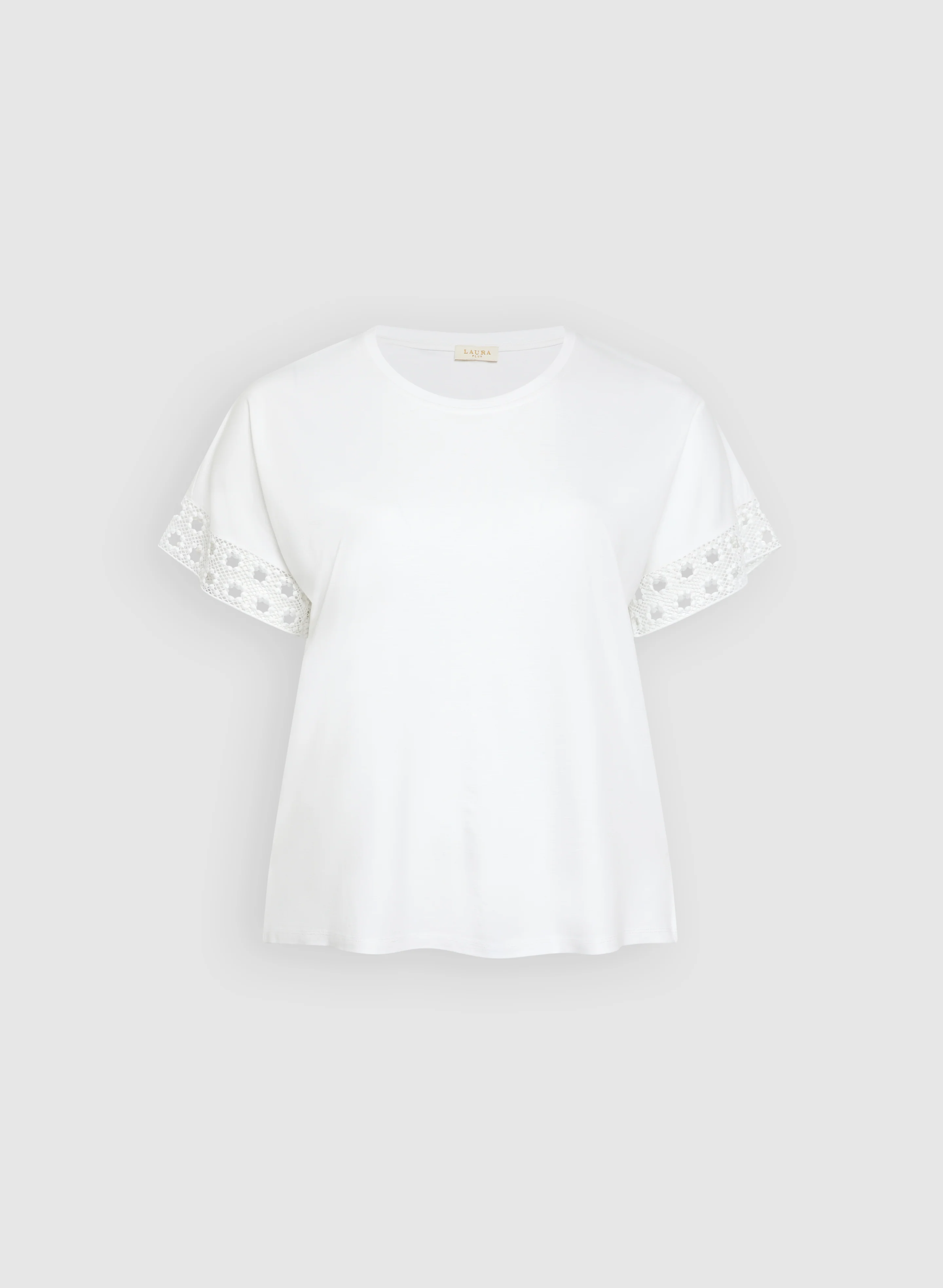 Eyelet Trim T-Shirt - Image 6