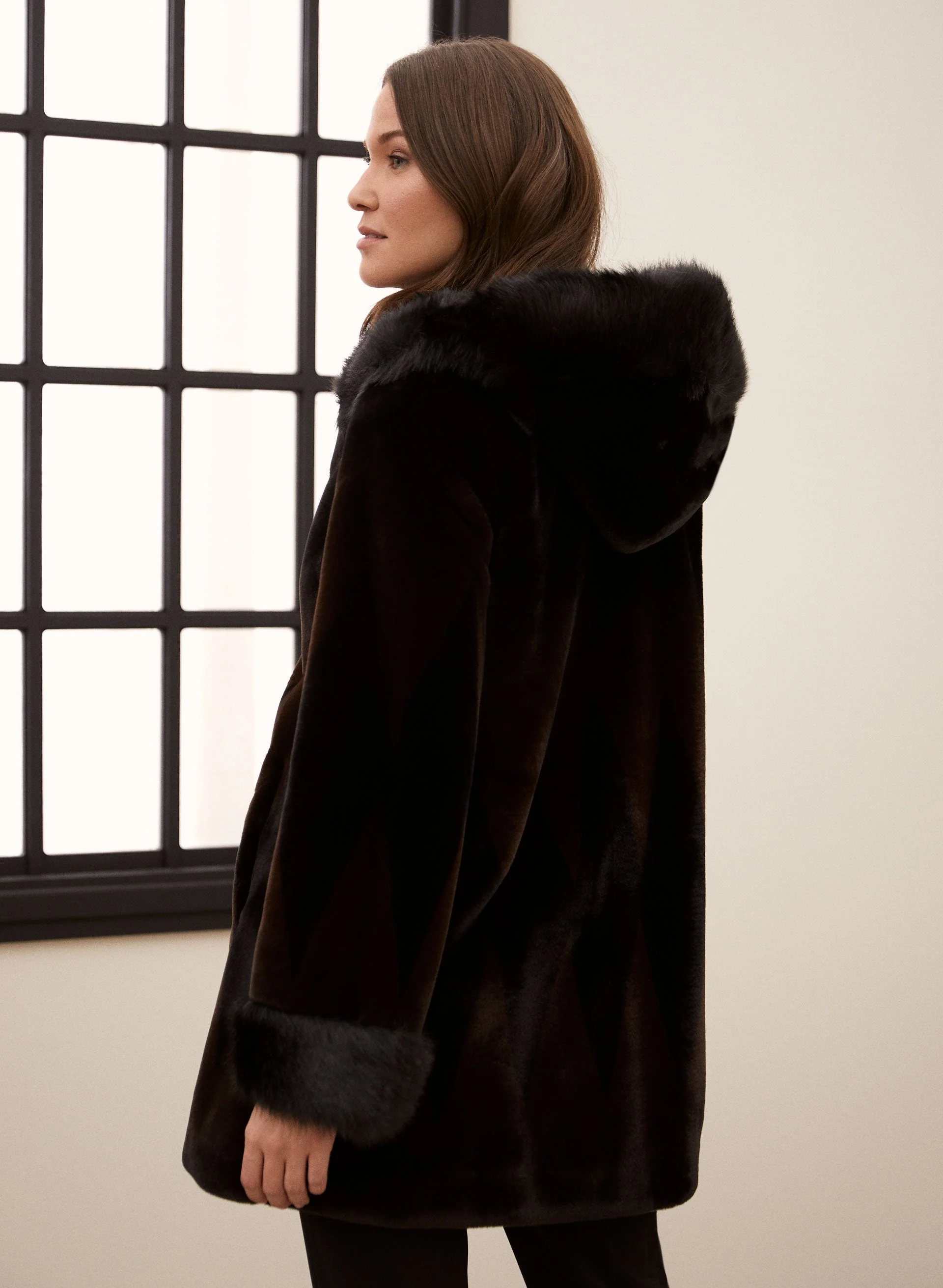 Faux Fur Coat - Image 2