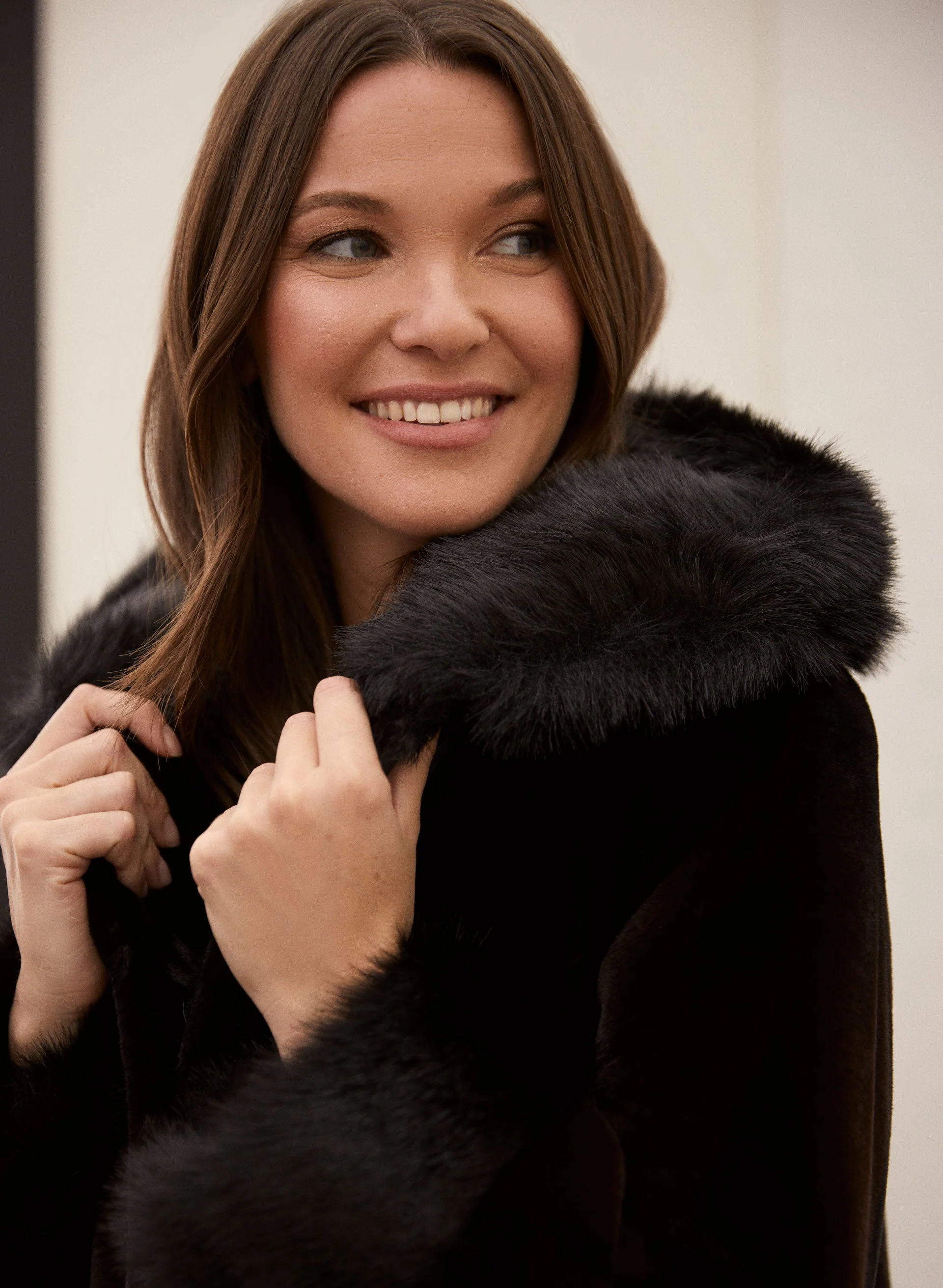 Faux Fur Coat - Image 4