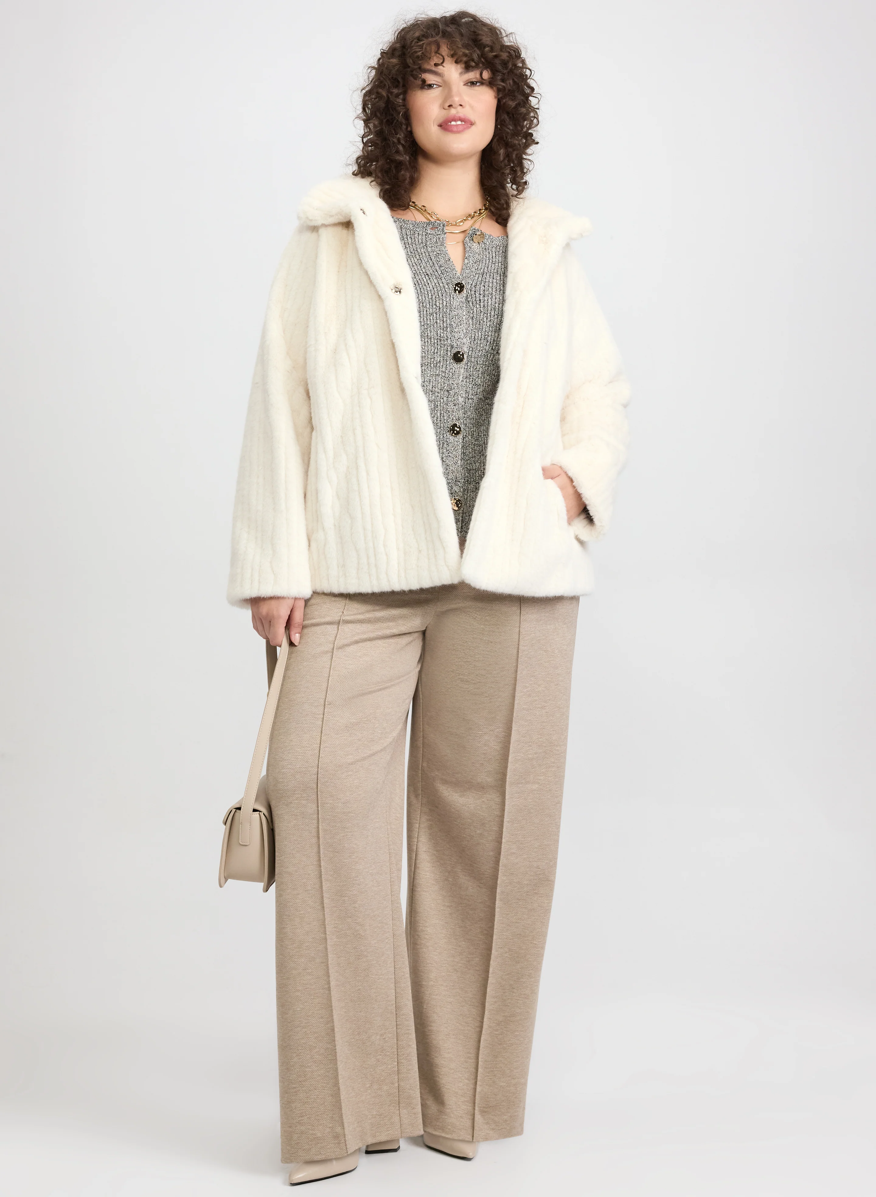 Faux Fur Coat - Image 2