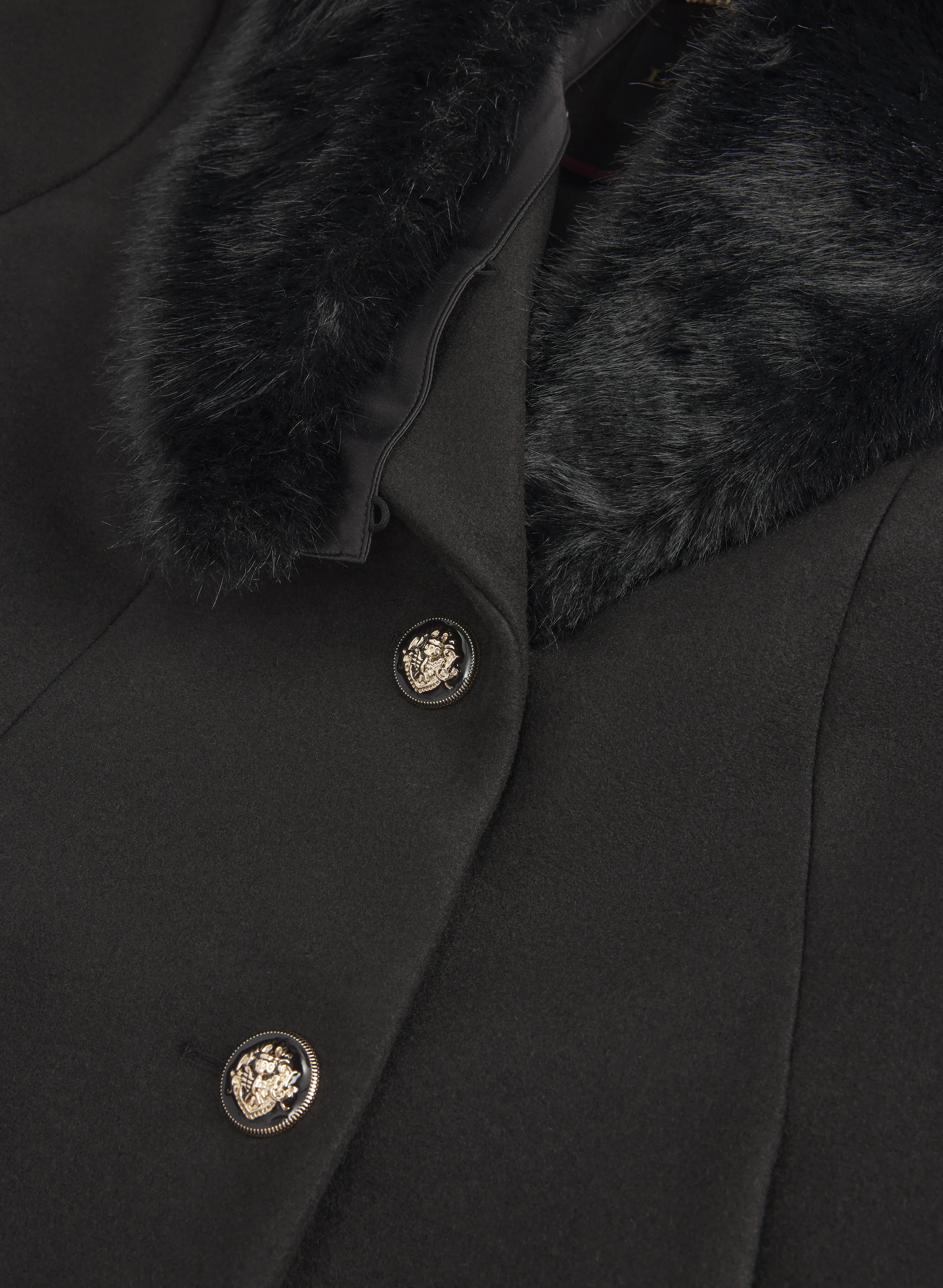 Faux-Fur Detail Coat - Image 7