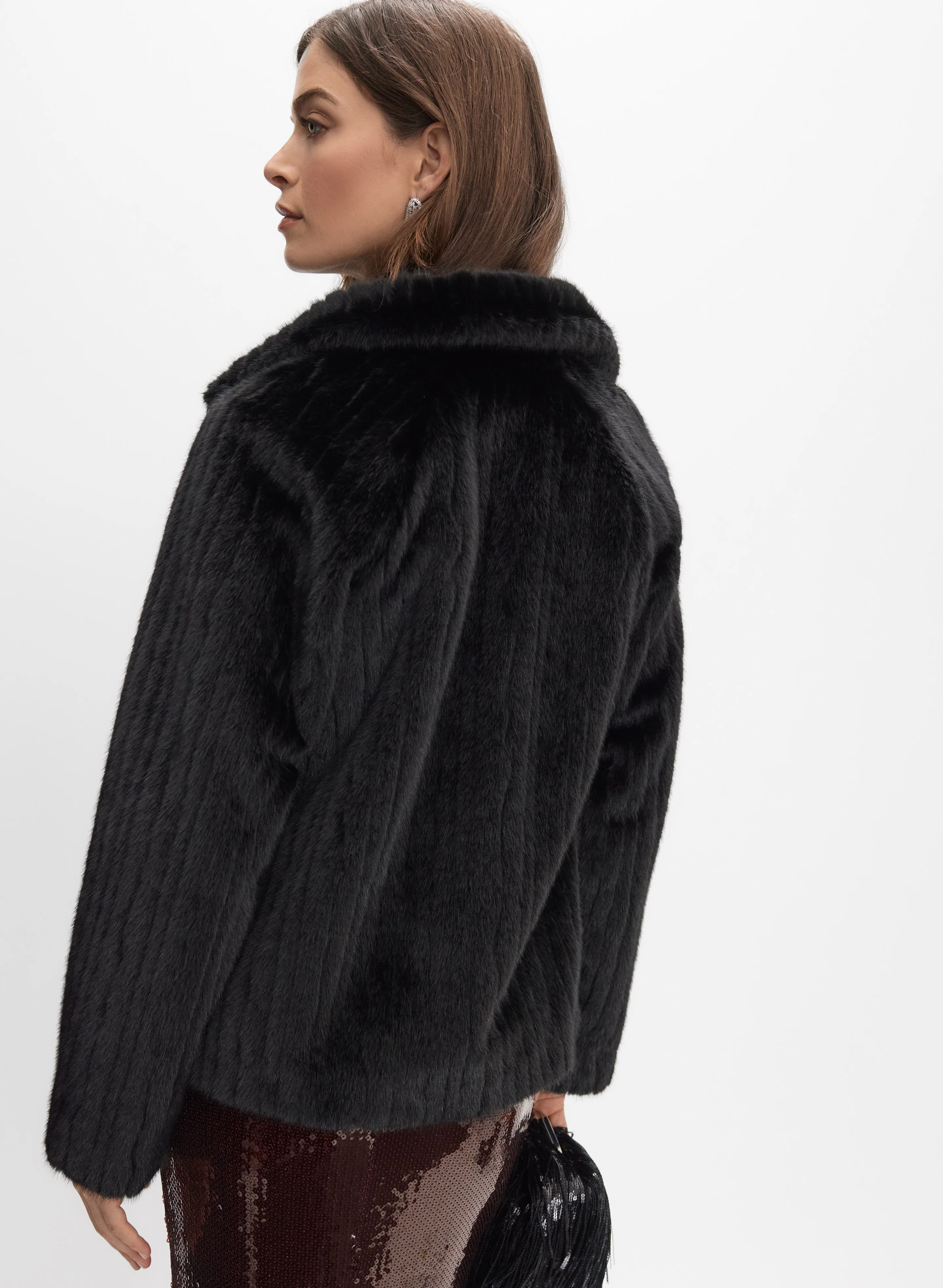 Faux Fur Jacket - Image 4