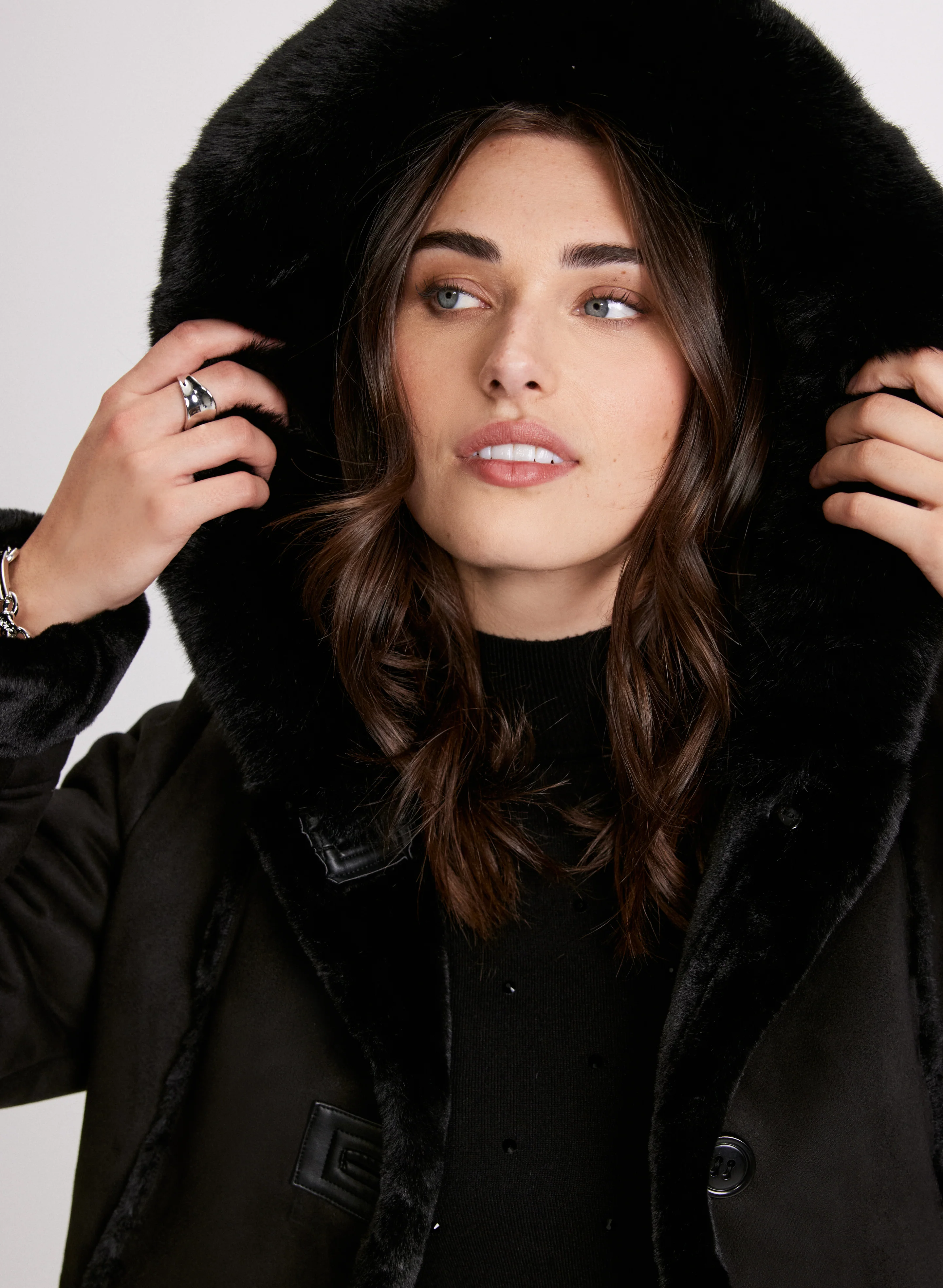 Faux-Shearling Coat - Image 4