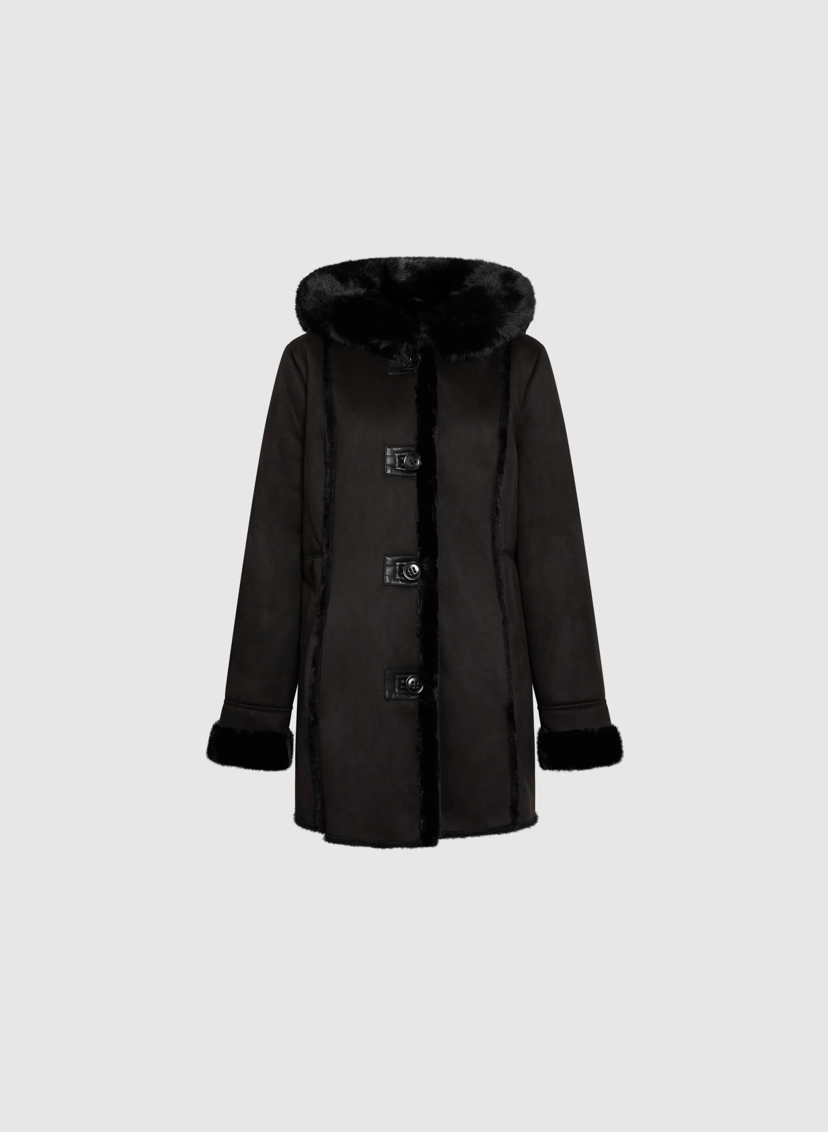 Faux-Shearling Coat - Image 6