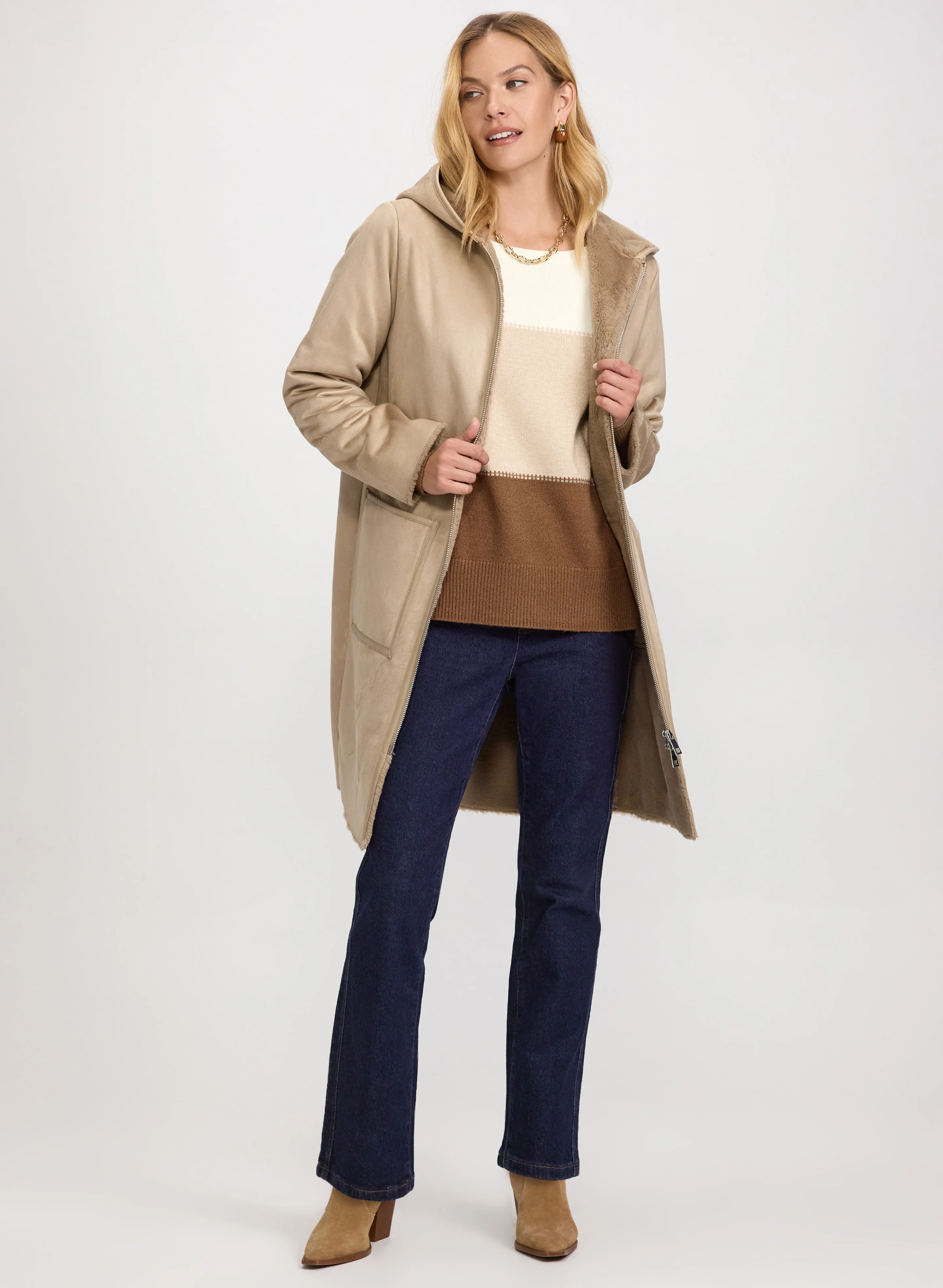 Faux-Shearling Coat - Image 2