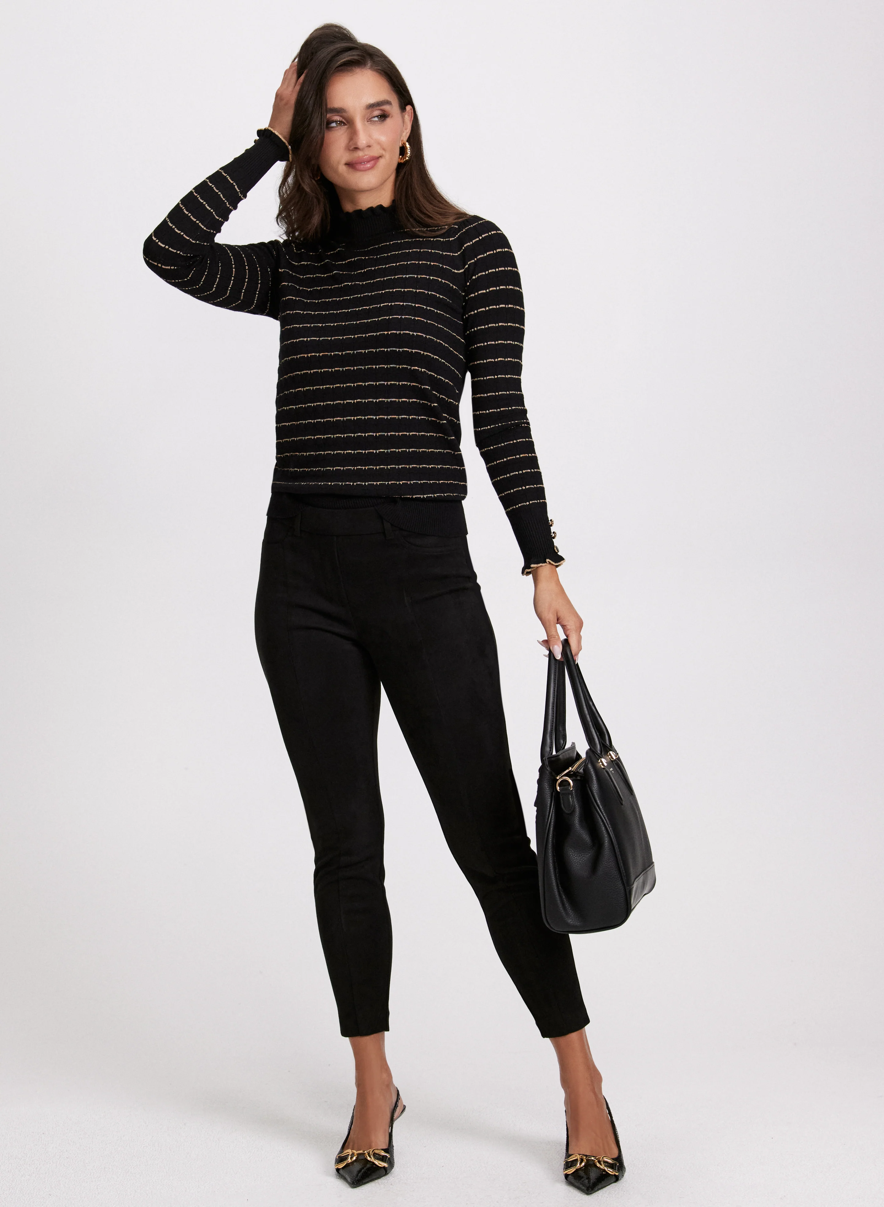 Faux-Suede Chloe Leggings - Image 3