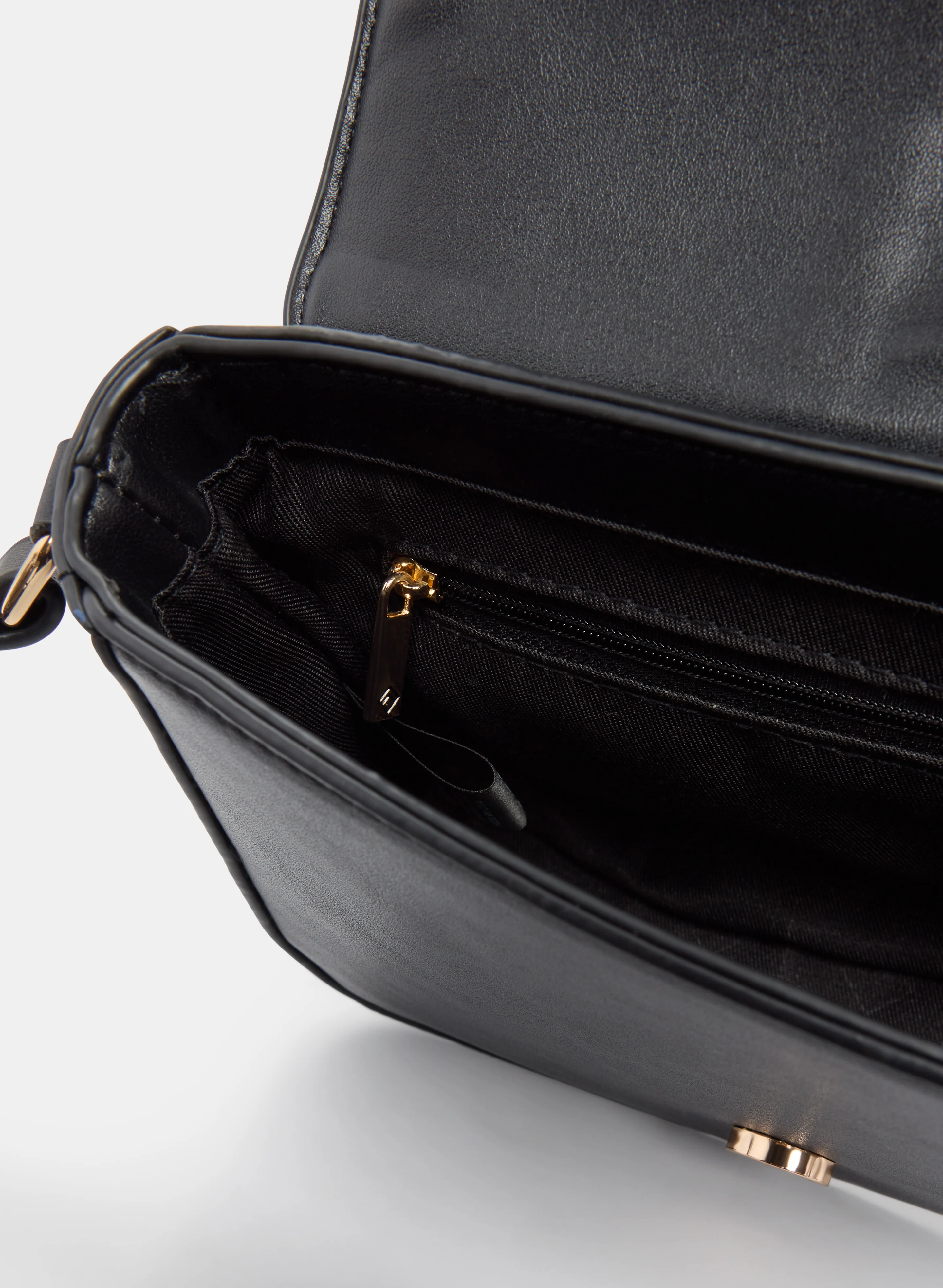 Faux-Suede Handbag - Image 4