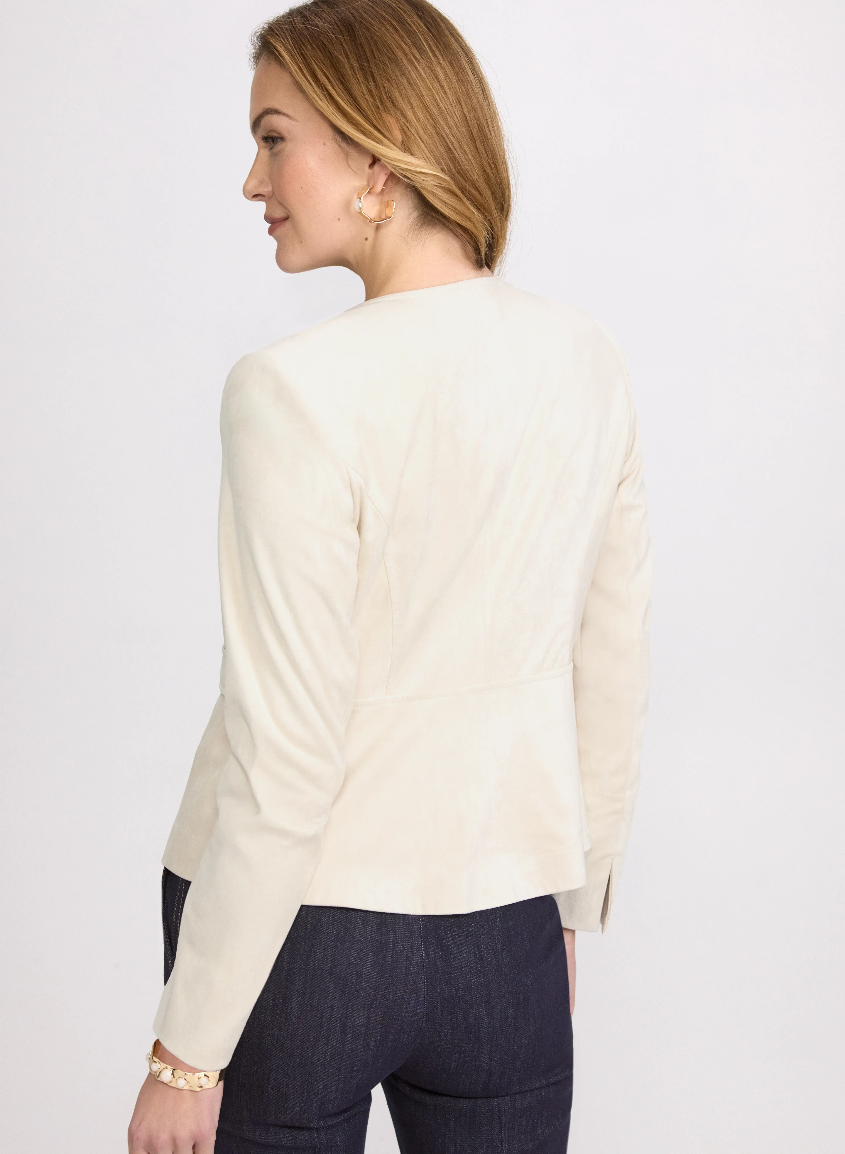 Faux-Suede Jacket - Image 4