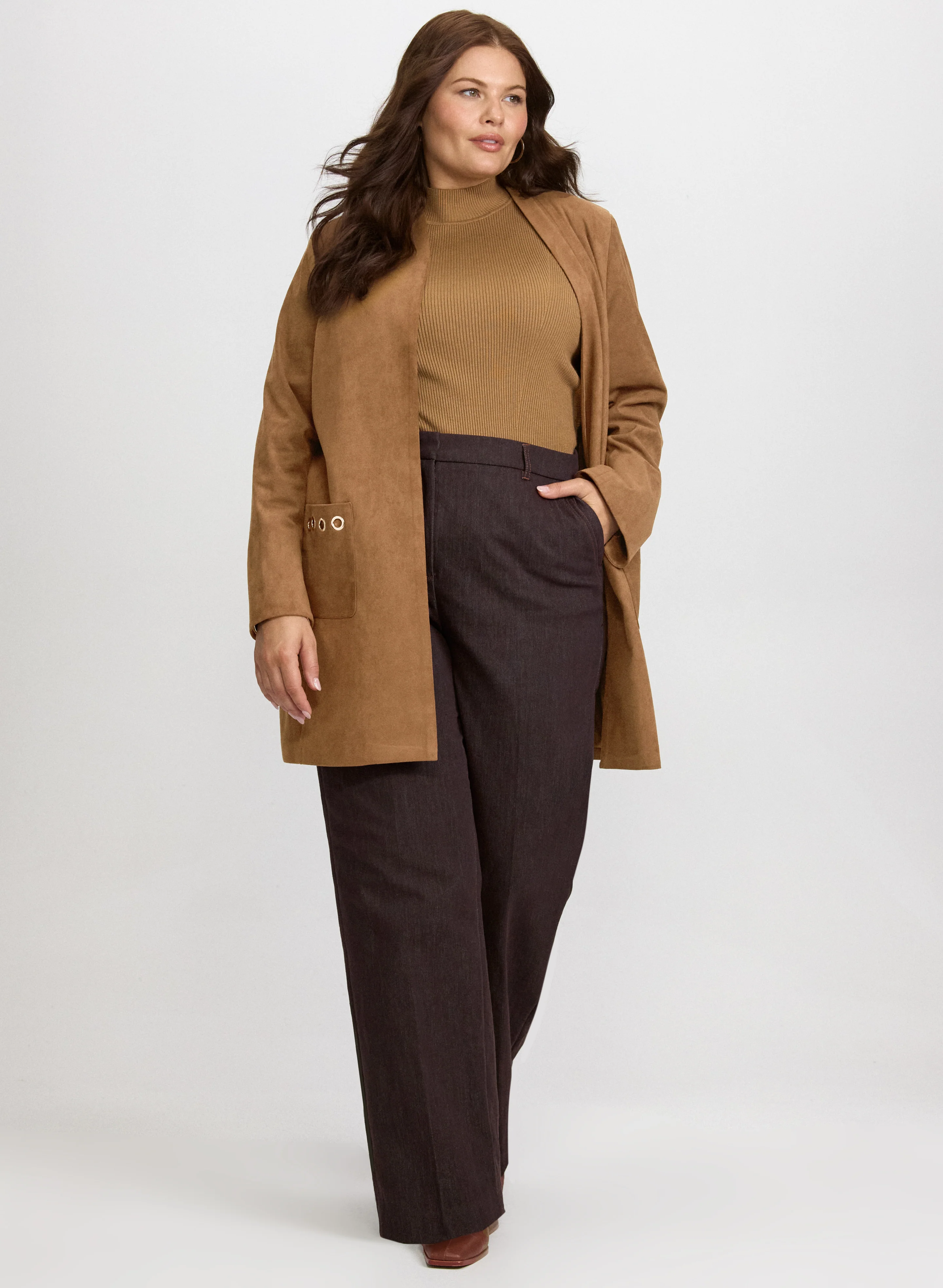Faux-Suede Jacket - Image 3