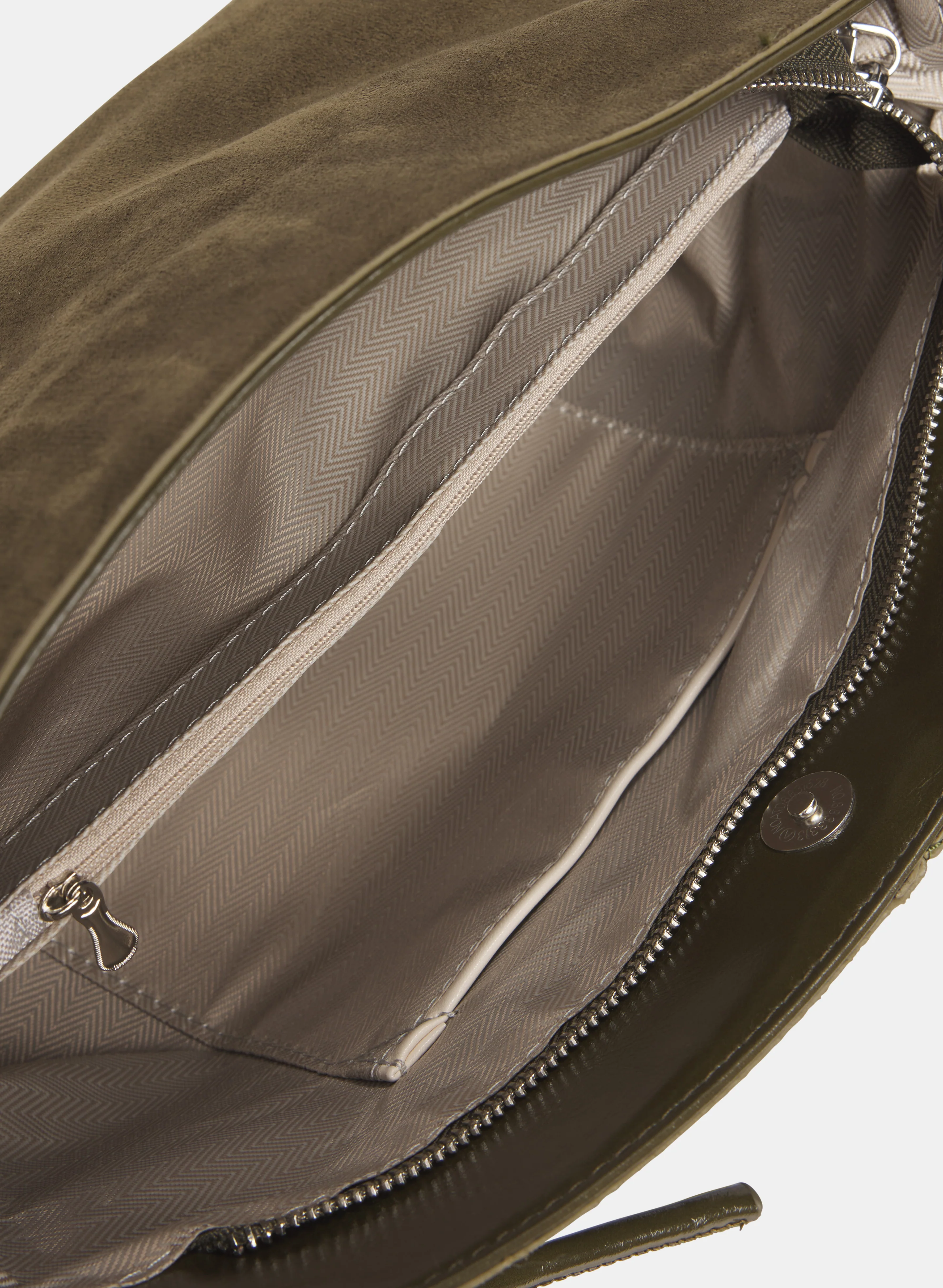 Faux-Suede Shoulder Bag - Image 4