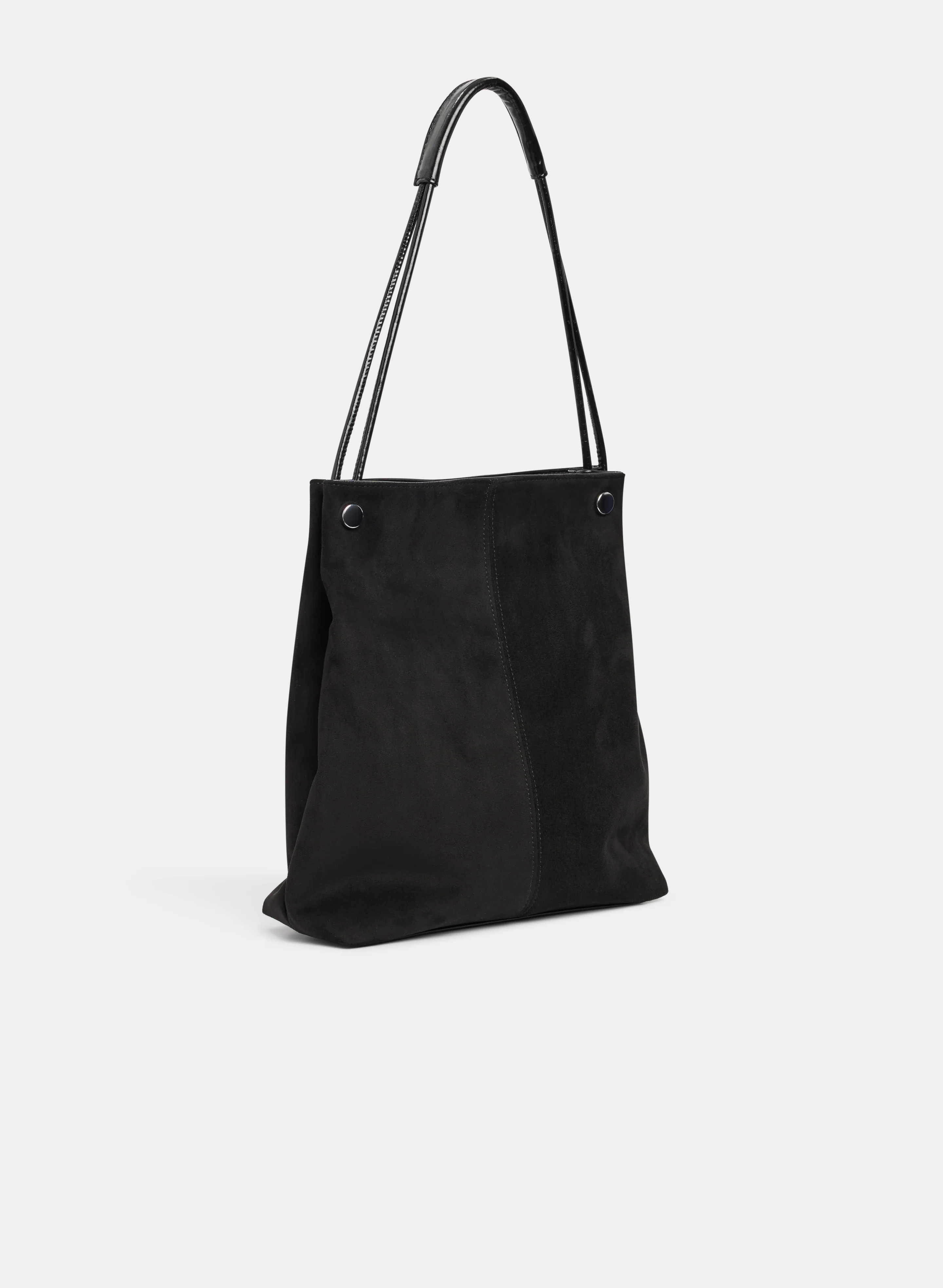 Faux-Suede Tote Bag - Image 3