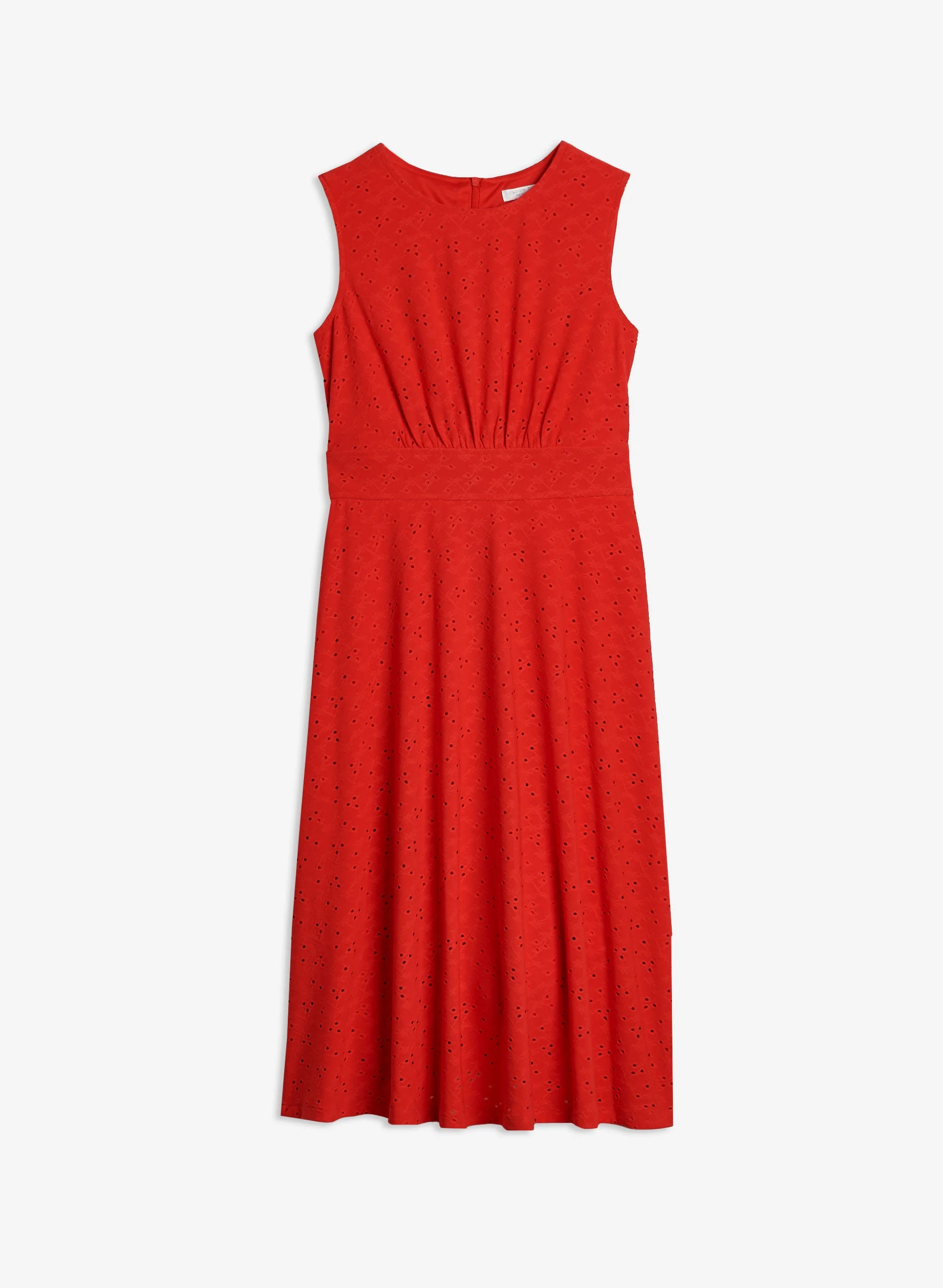 Fit & Flare Eyelet Dress - Image 4