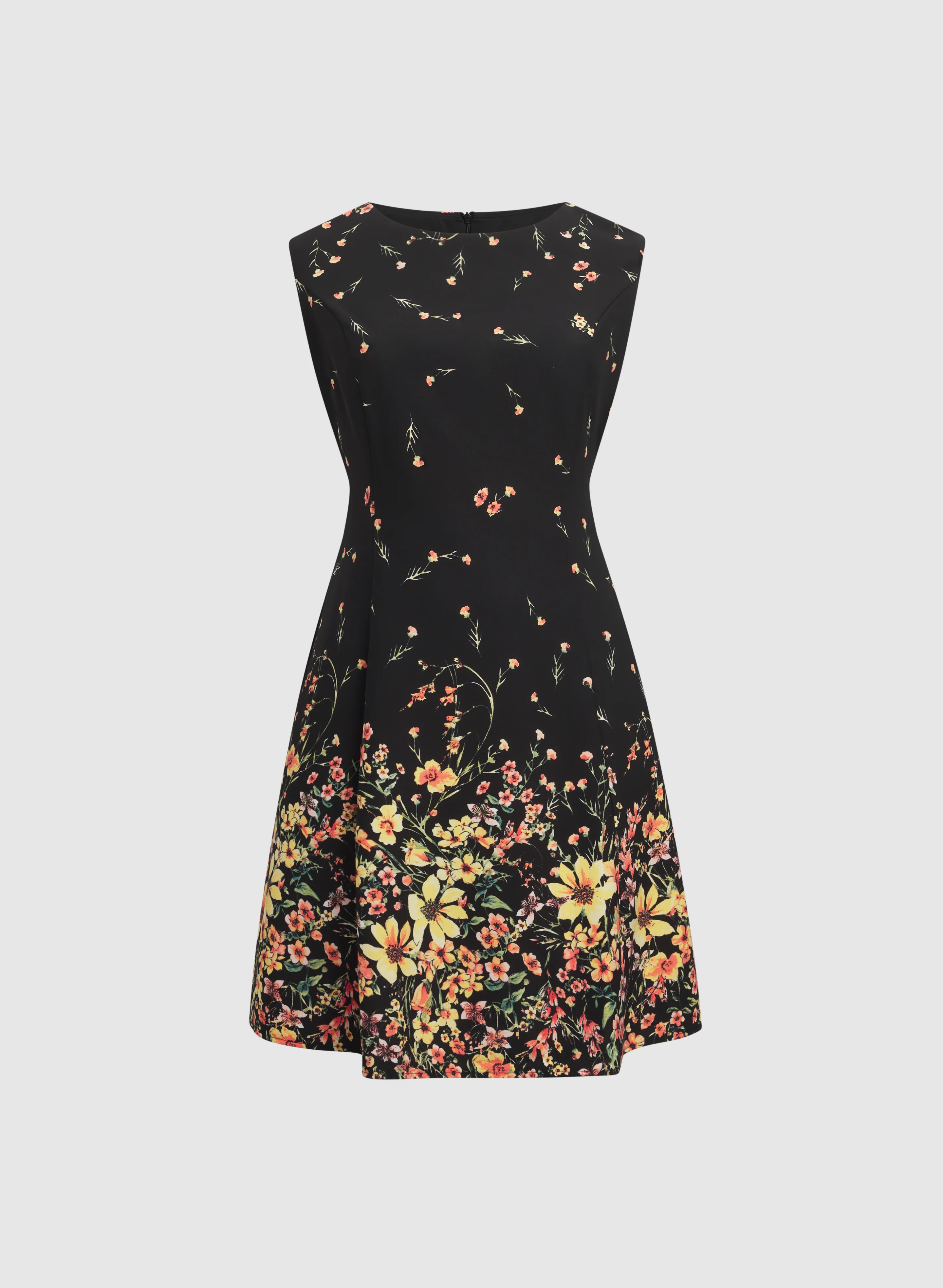 Fit & Flare Floral Dress - Image 6