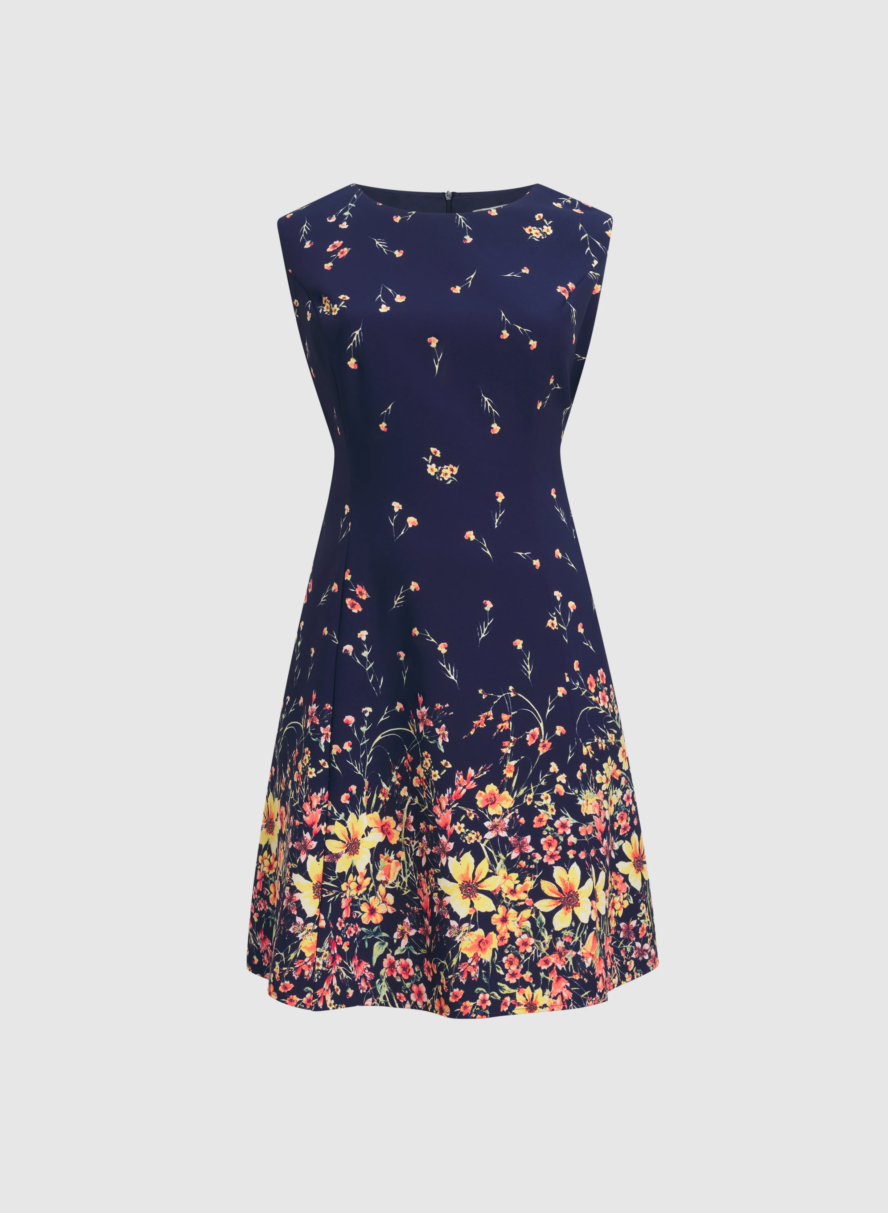 Fit & Flare Floral Dress - Image 6
