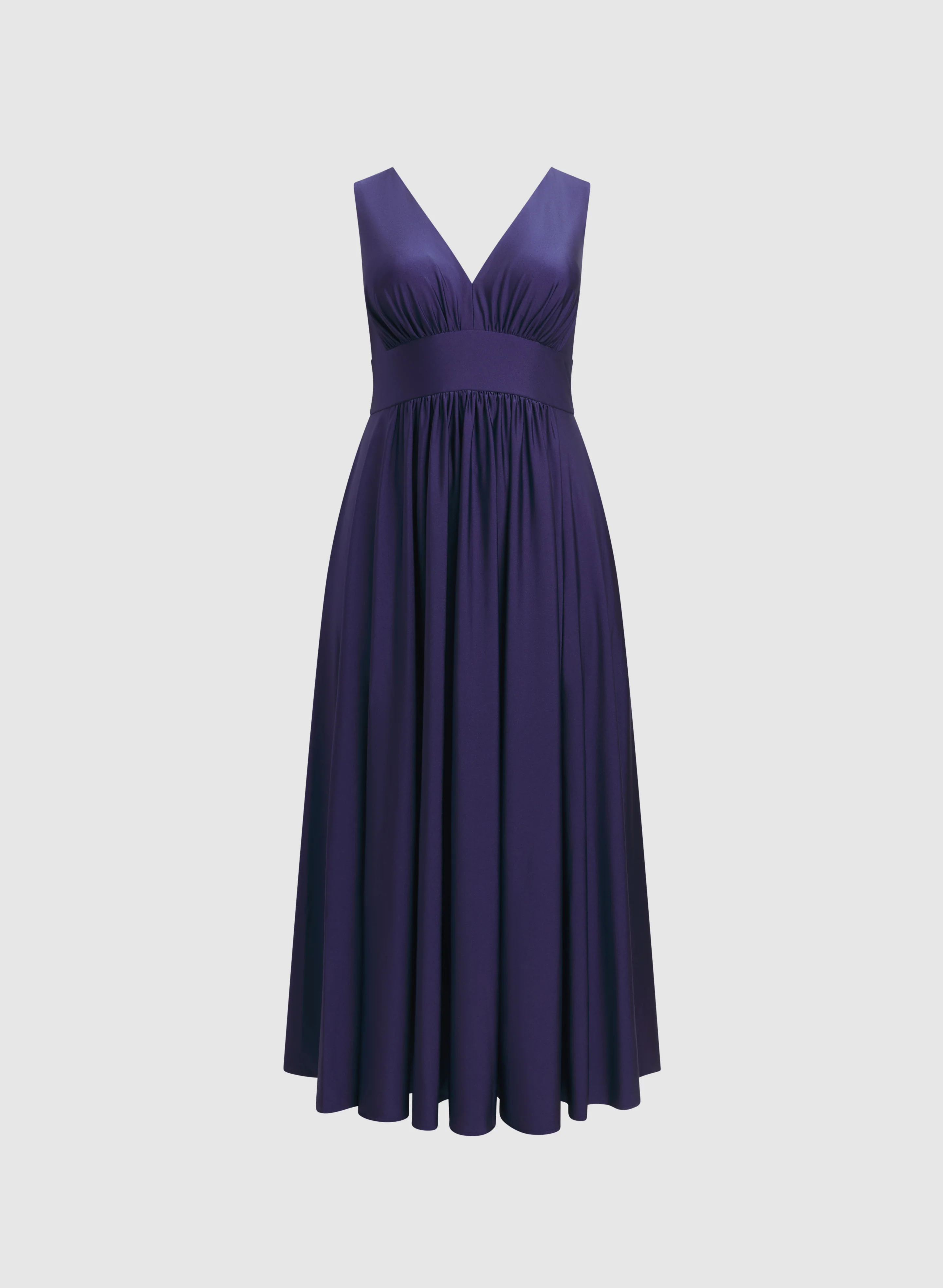 Fit & Flare V-Neck Dress - Image 6