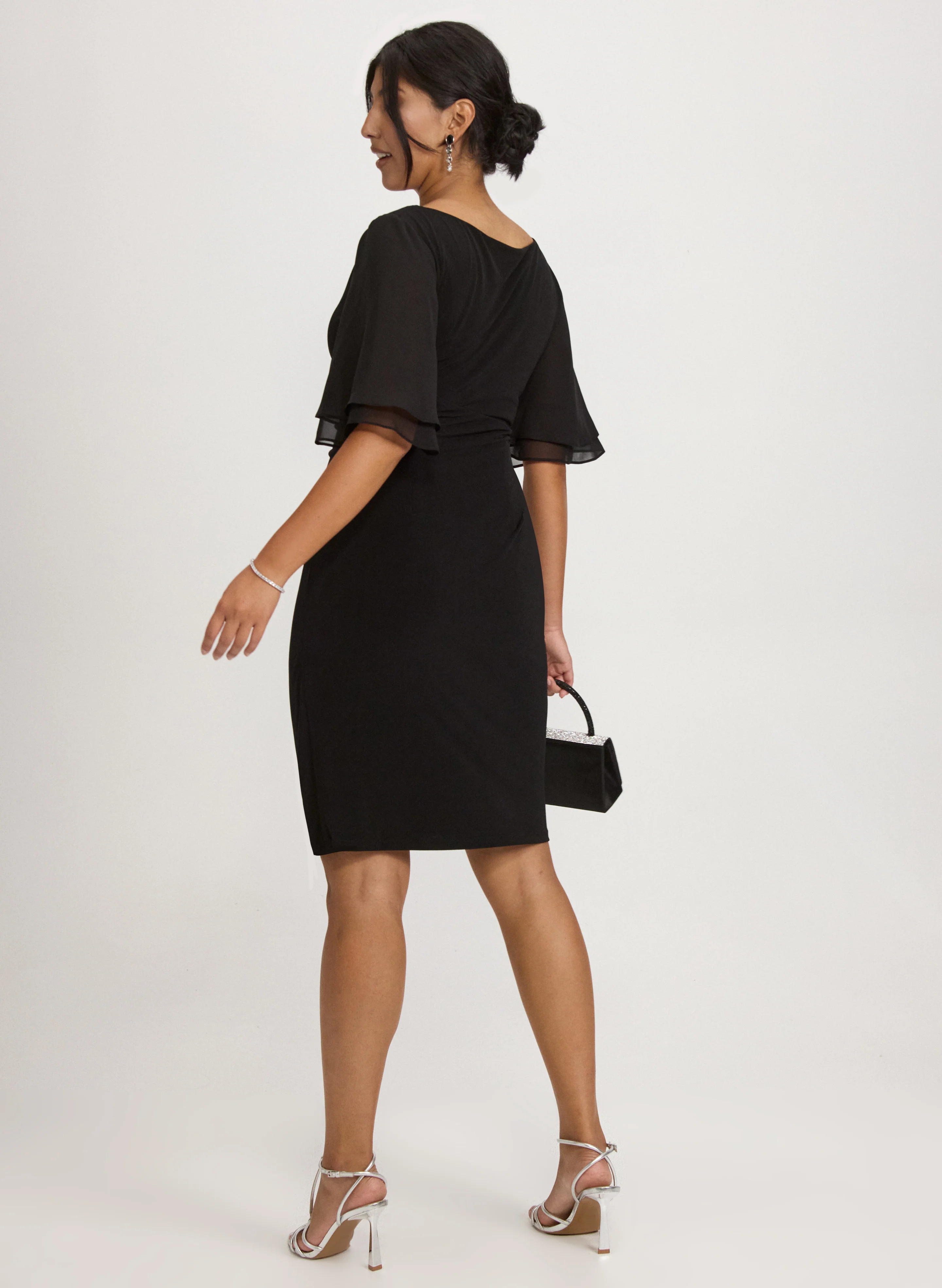 Fitted Jersey Dress - Image 3