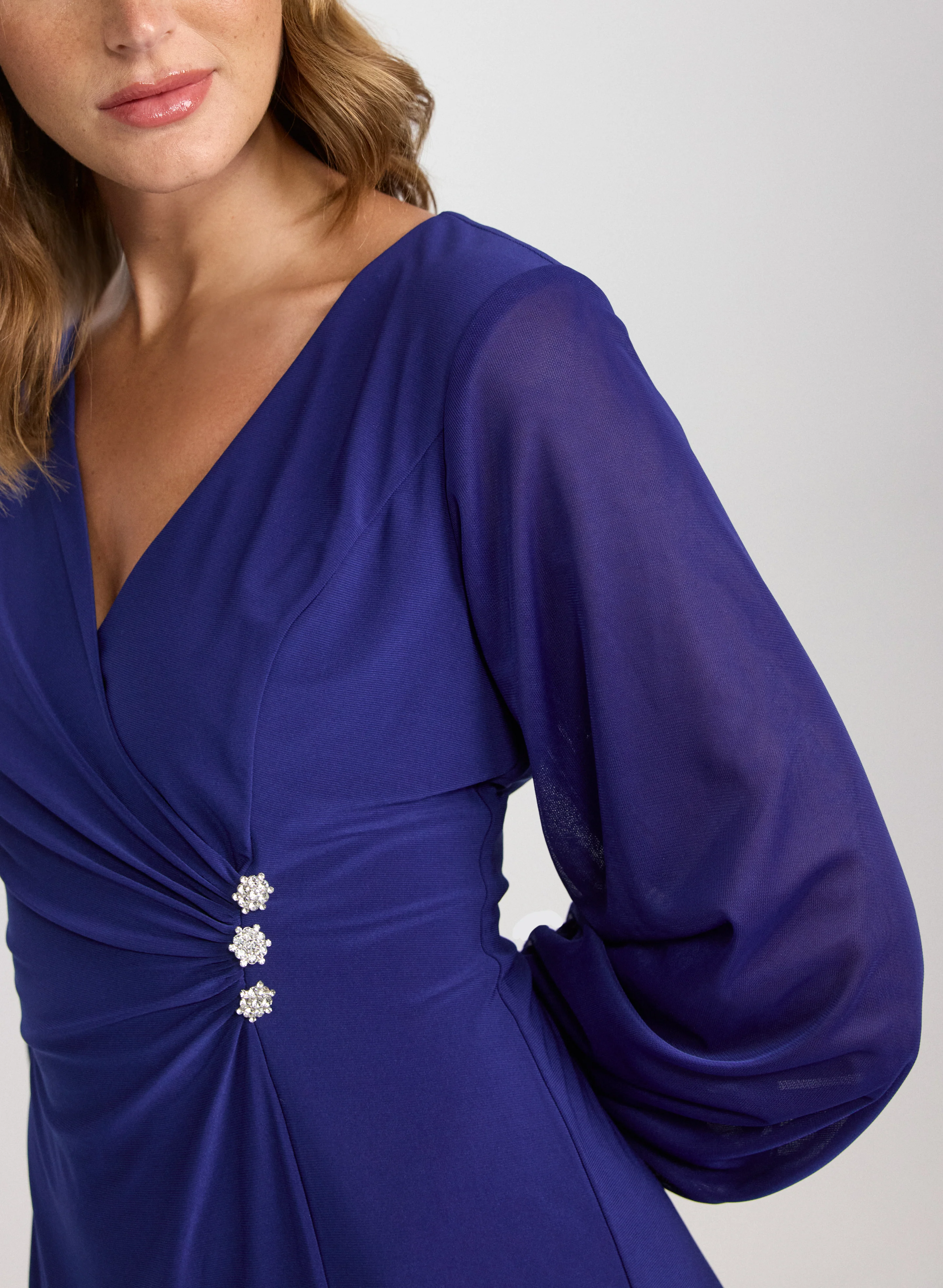 Fitted Jersey Dress - Image 5