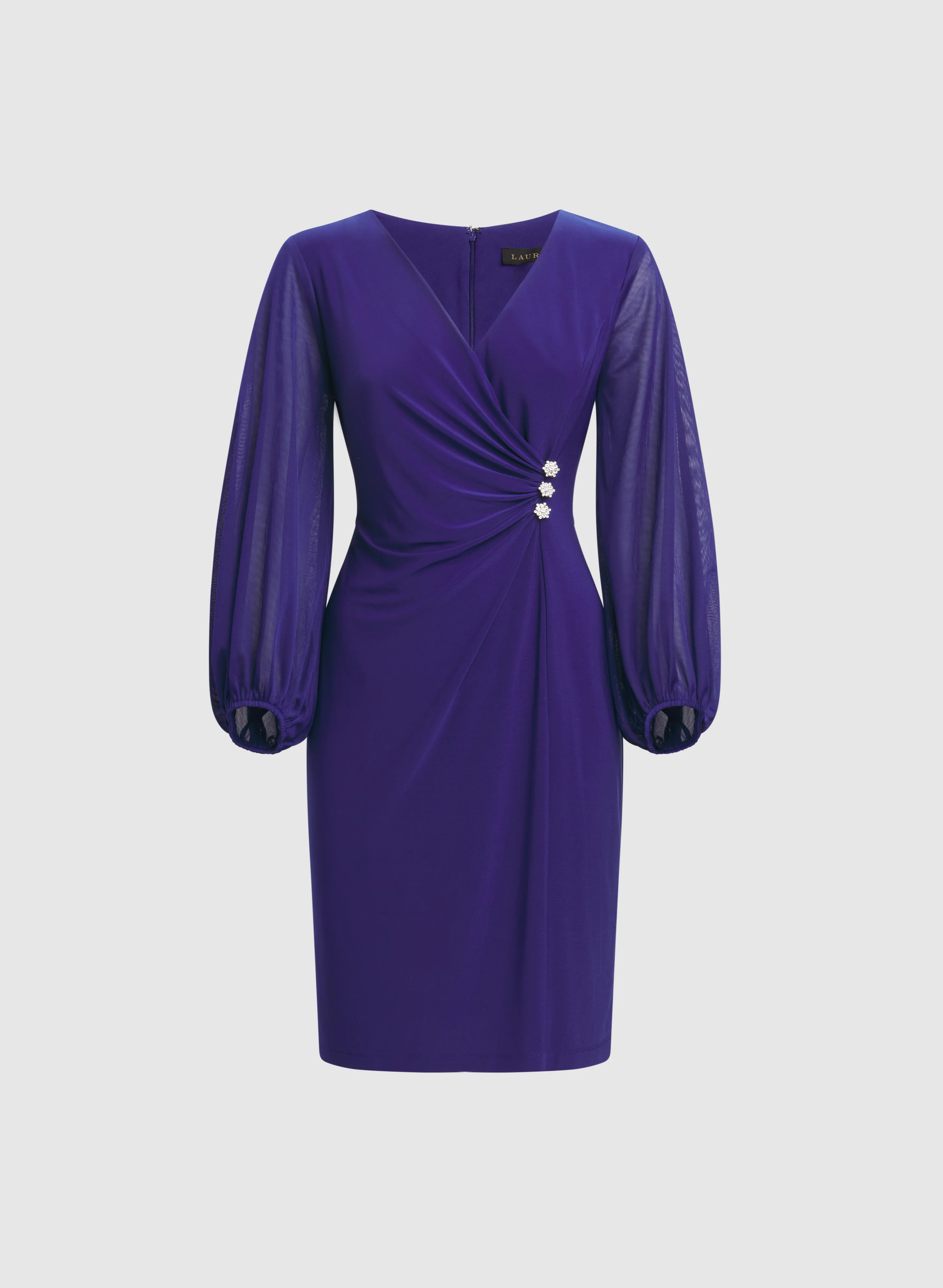 Fitted Jersey Dress - Image 6