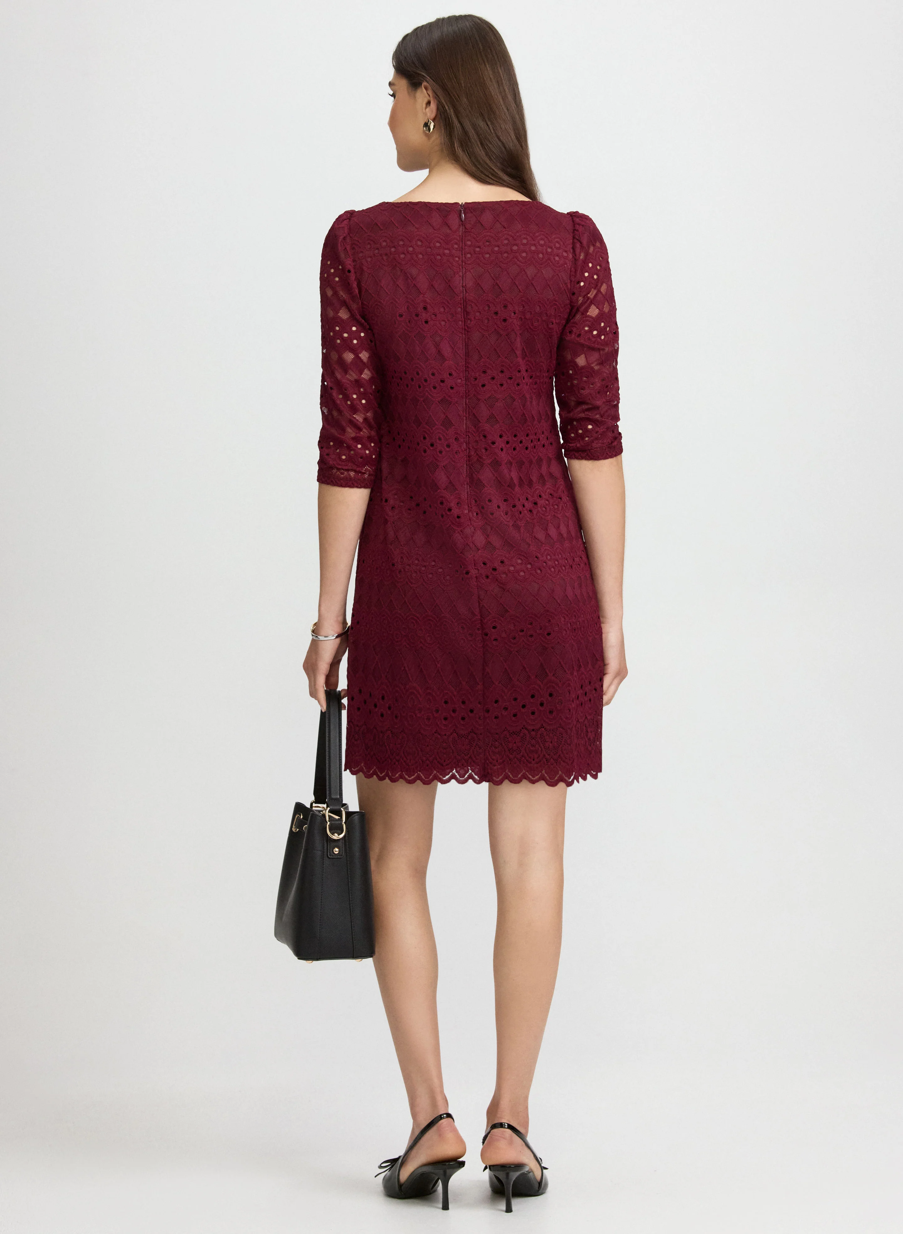 Fitted Lace Dress - Image 3
