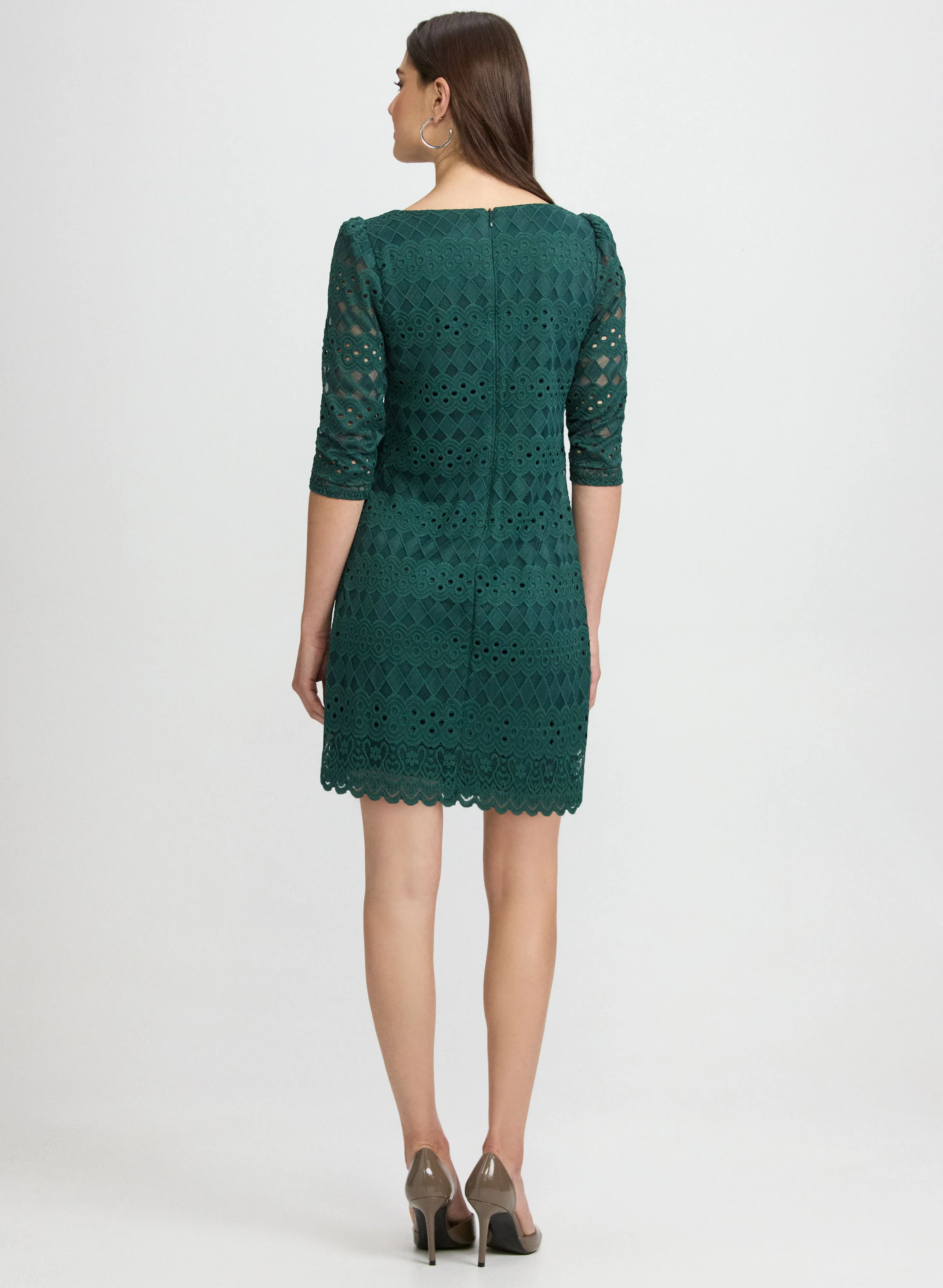 Fitted Lace Dress - Image 3