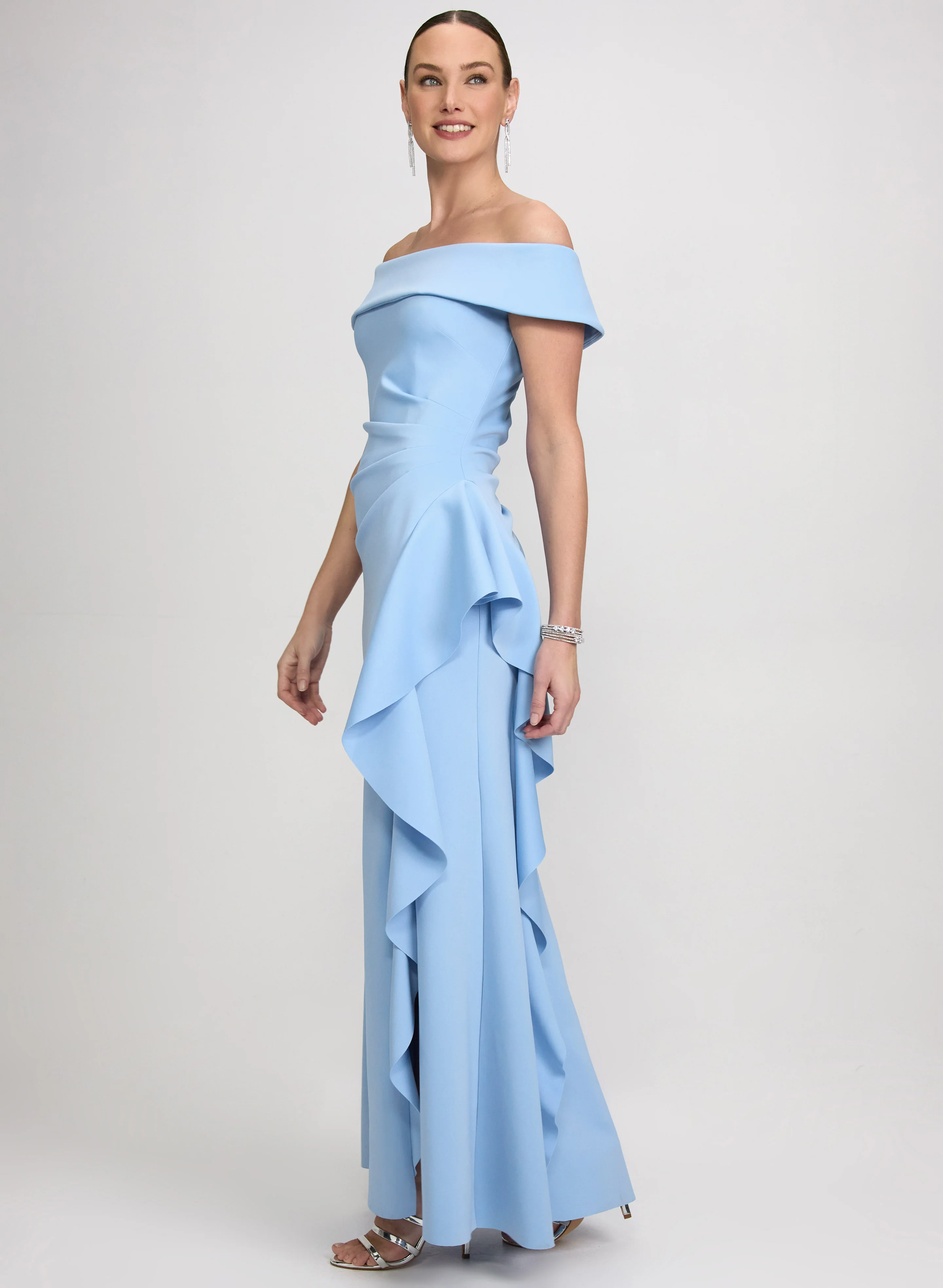 Fitted Off-The-Shoulder Dress - Image 7