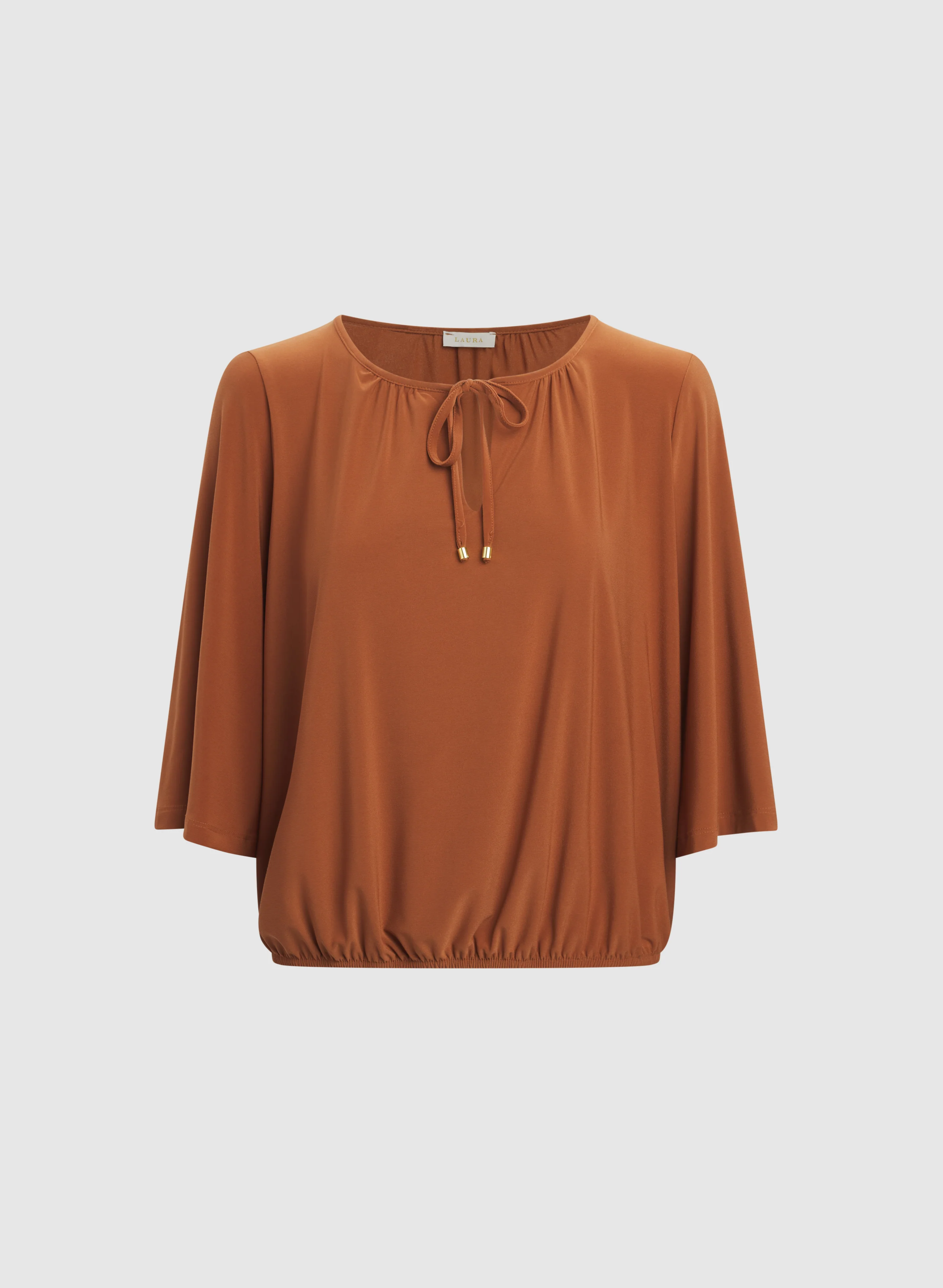 Flare Sleeve Jersey Top - Image 6