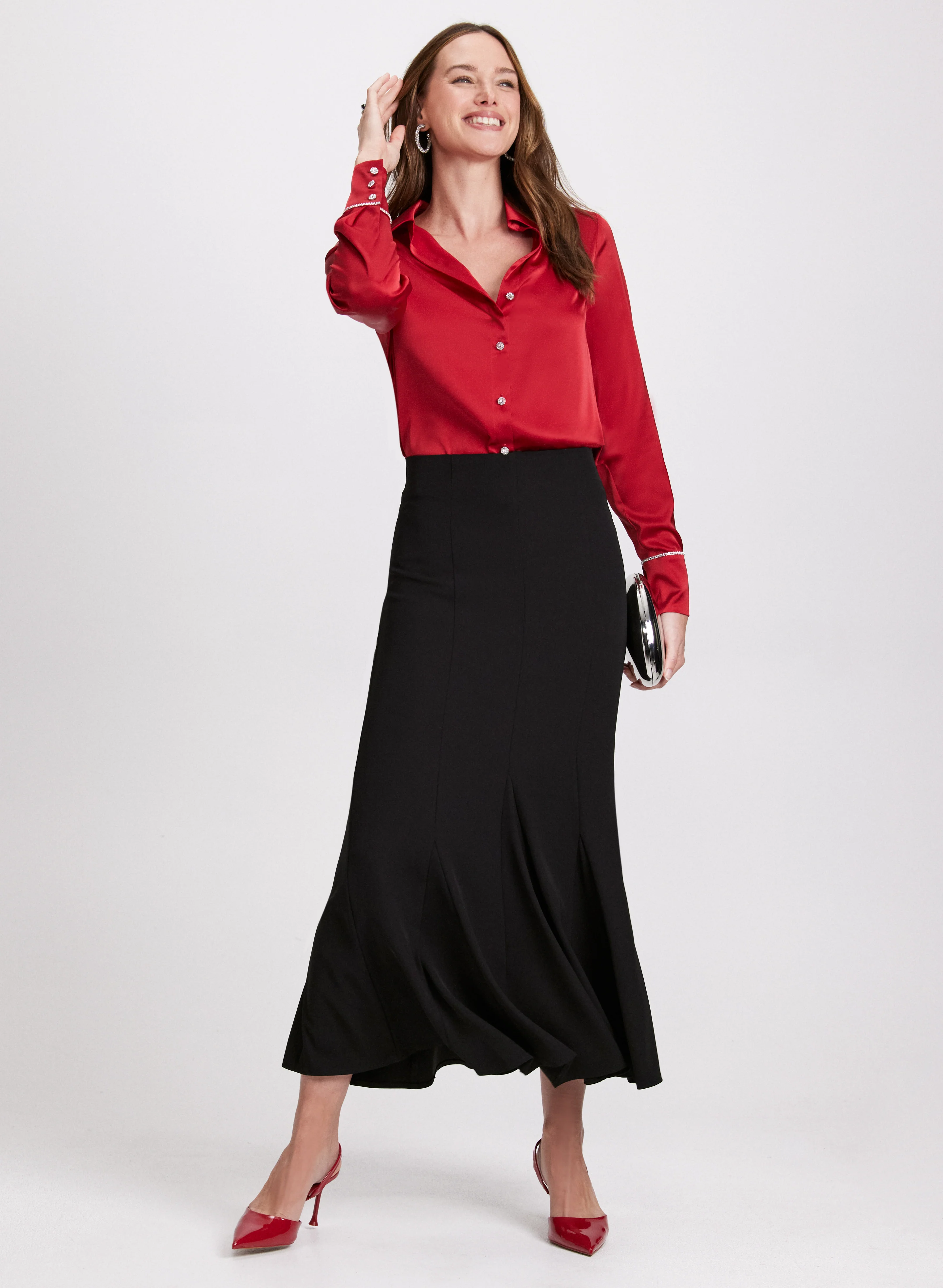 Flared Maxi Skirt - Image 8