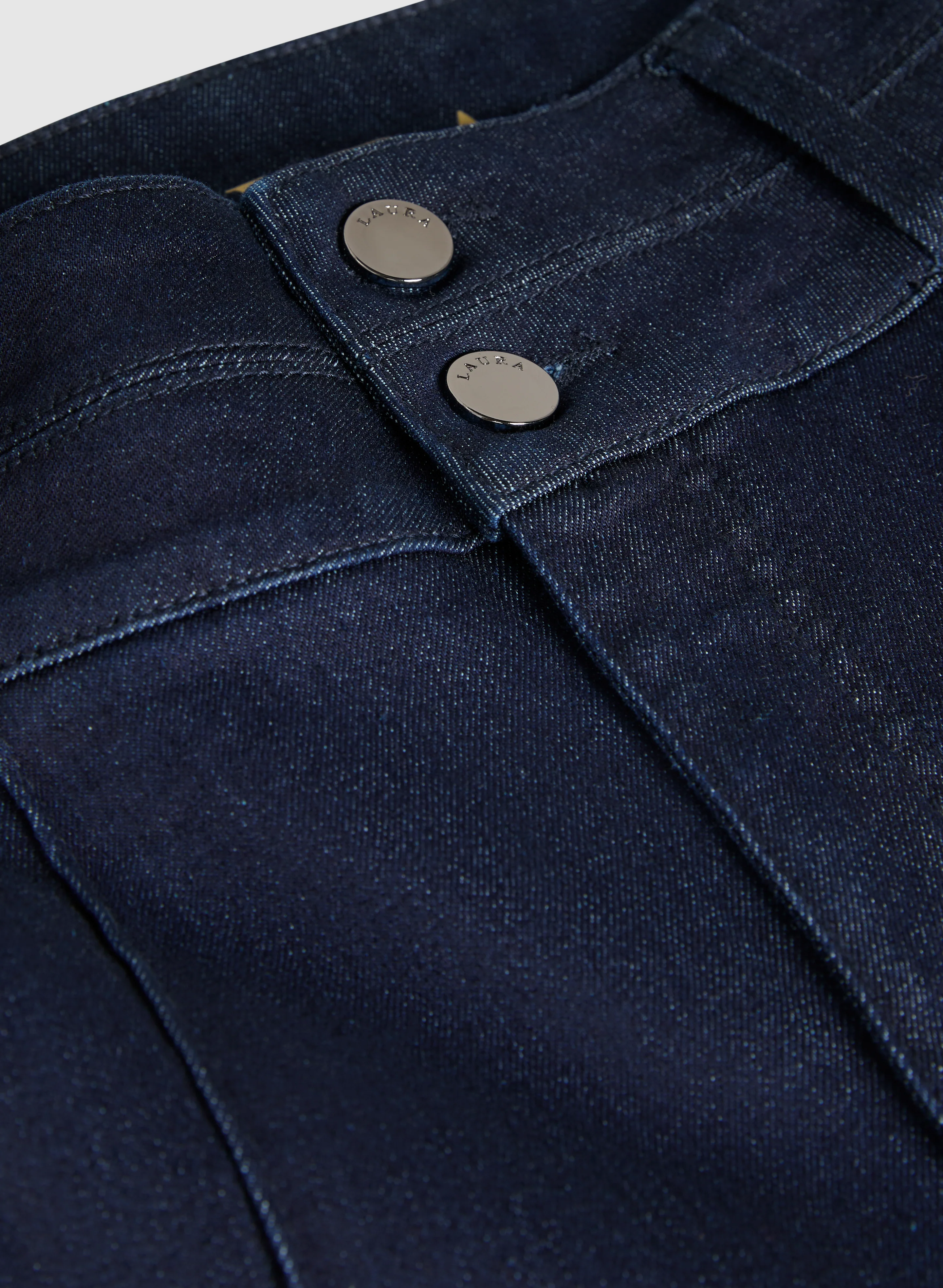 Flared Pintuck Jeans - Image 6