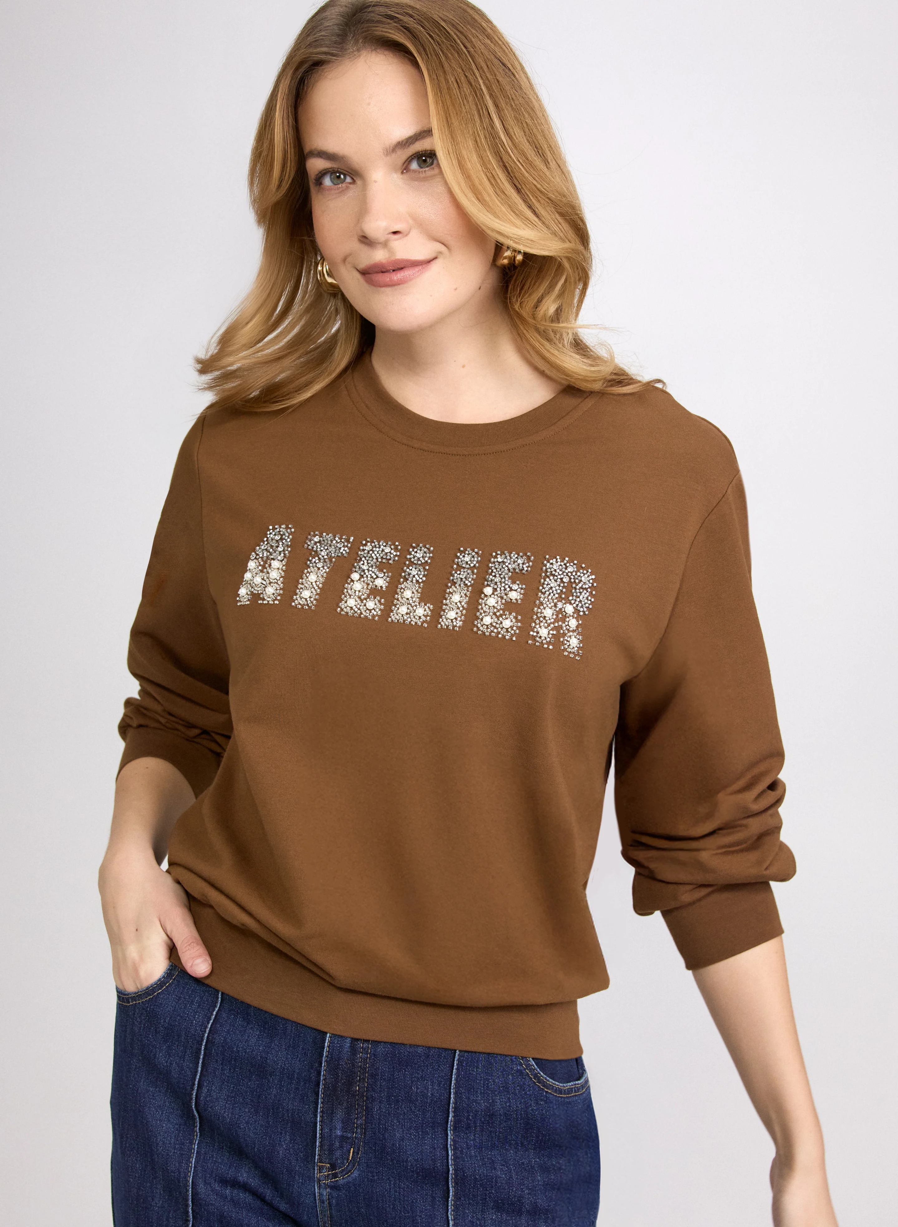 Fleece 'Atelier' Sweatshirt