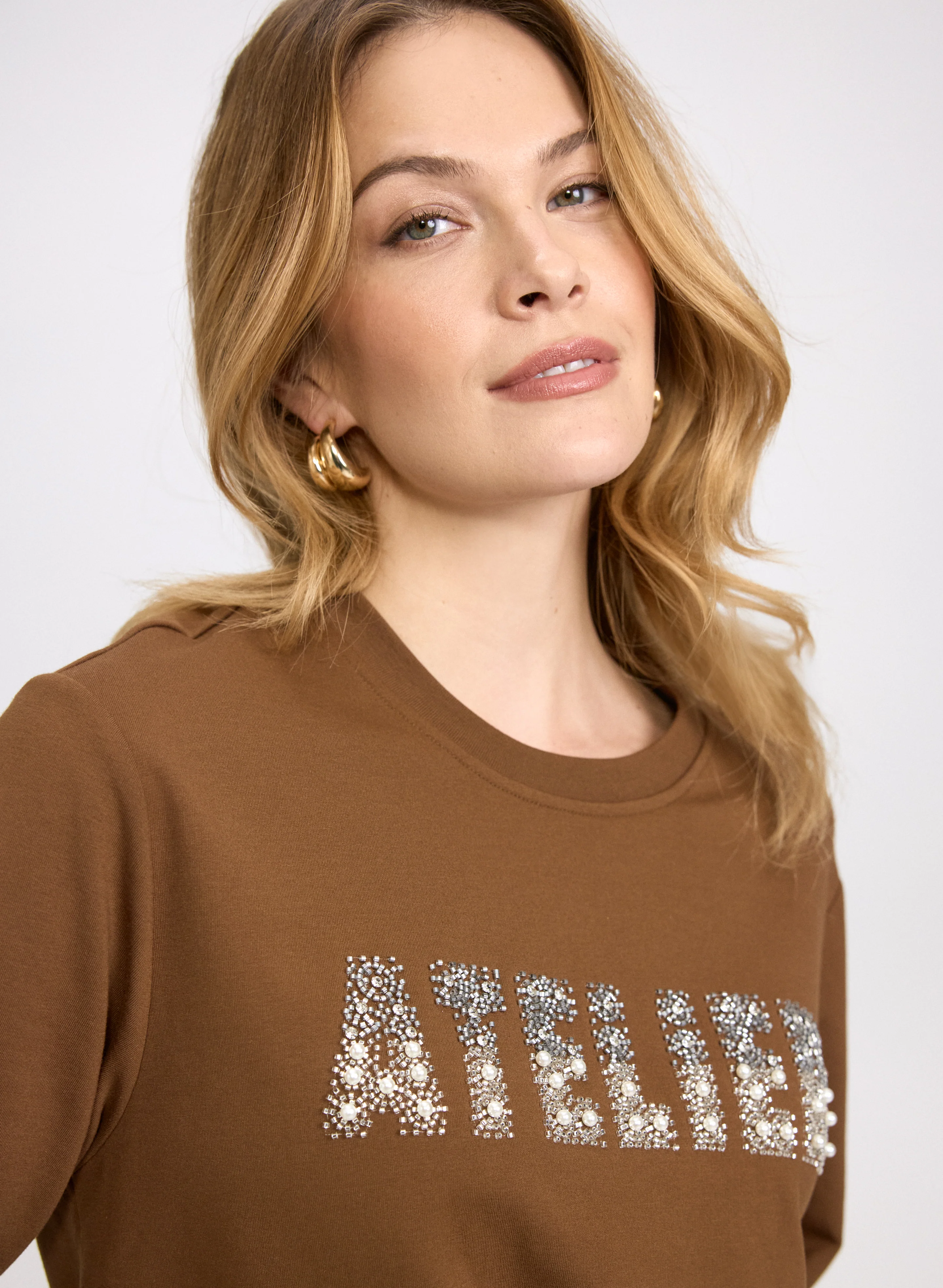 Fleece 'Atelier' Sweatshirt - Image 2
