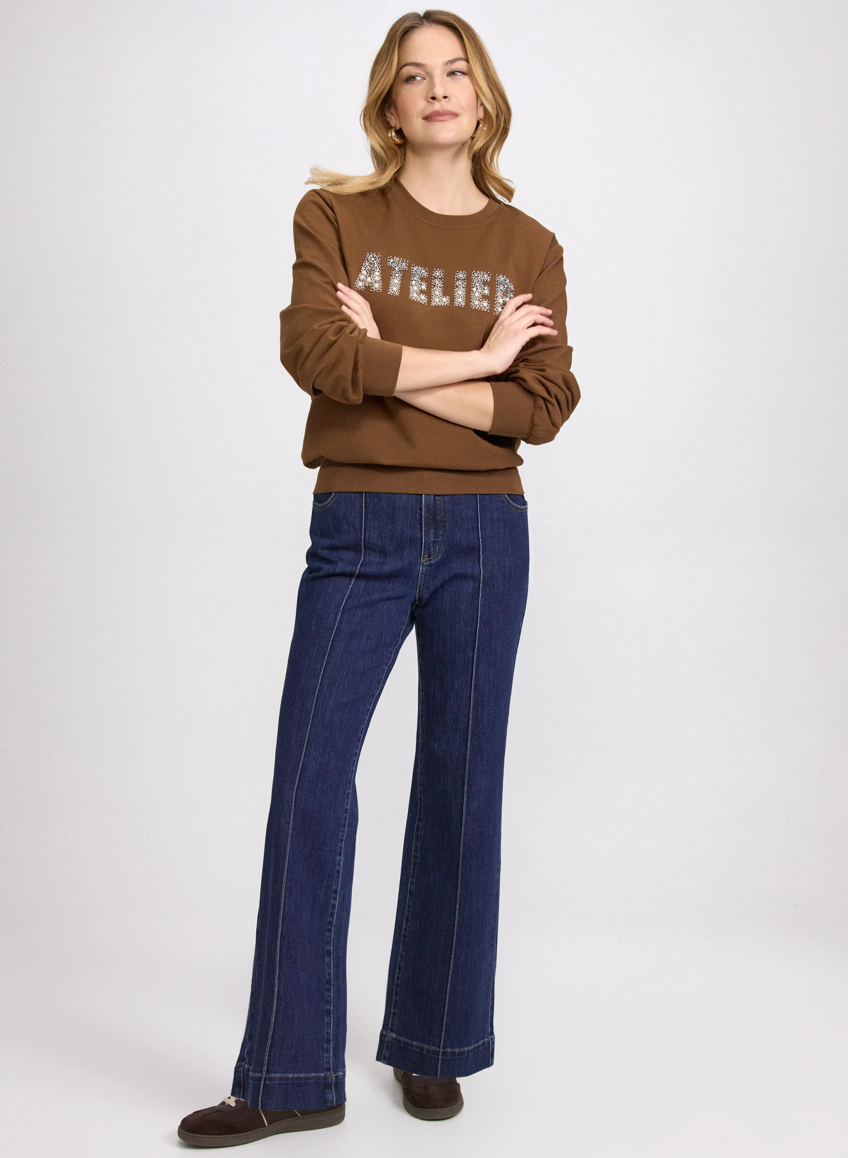 Fleece 'Atelier' Sweatshirt - Image 3