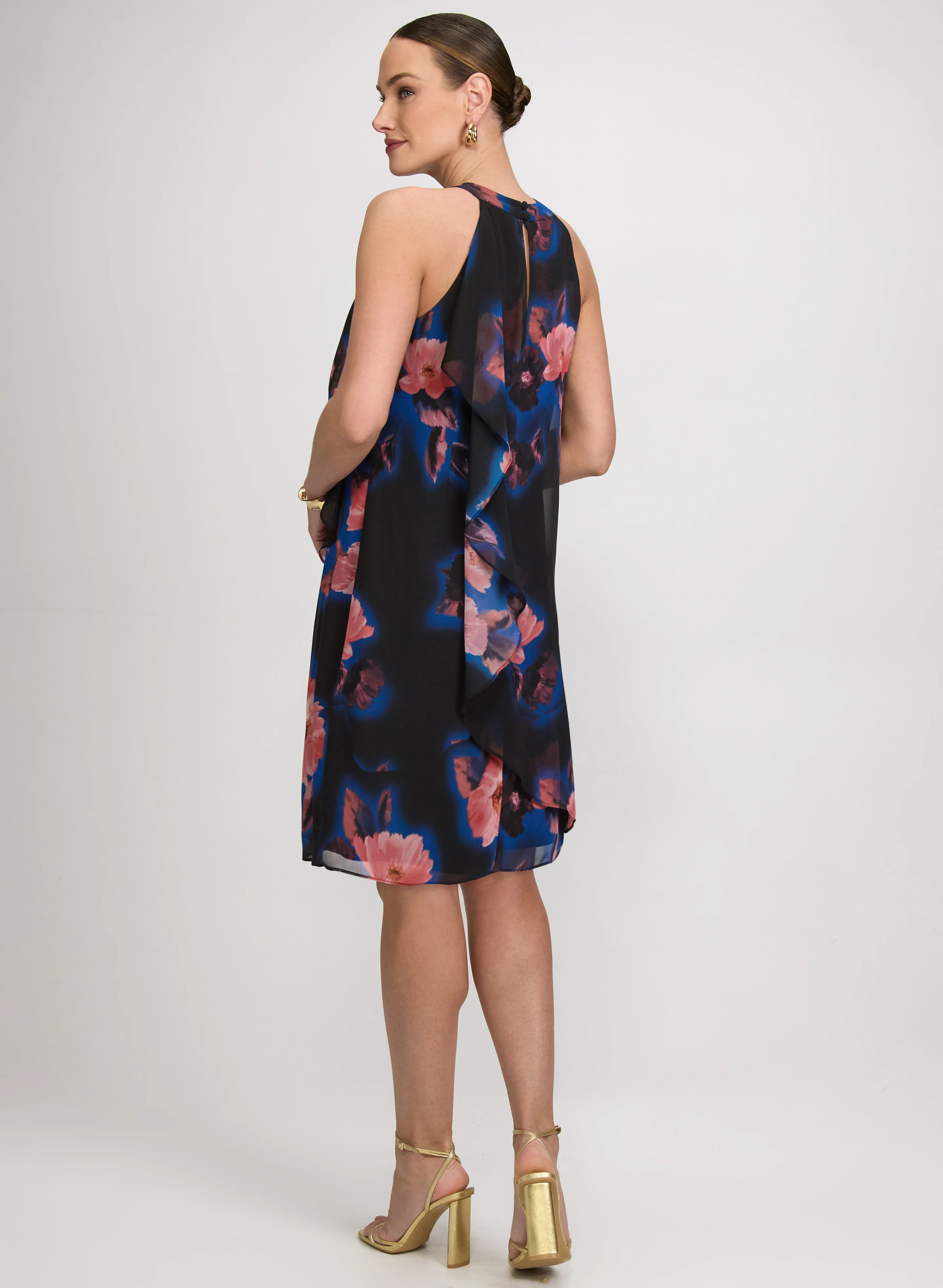 Chiffon A-Line Dress - Image 4