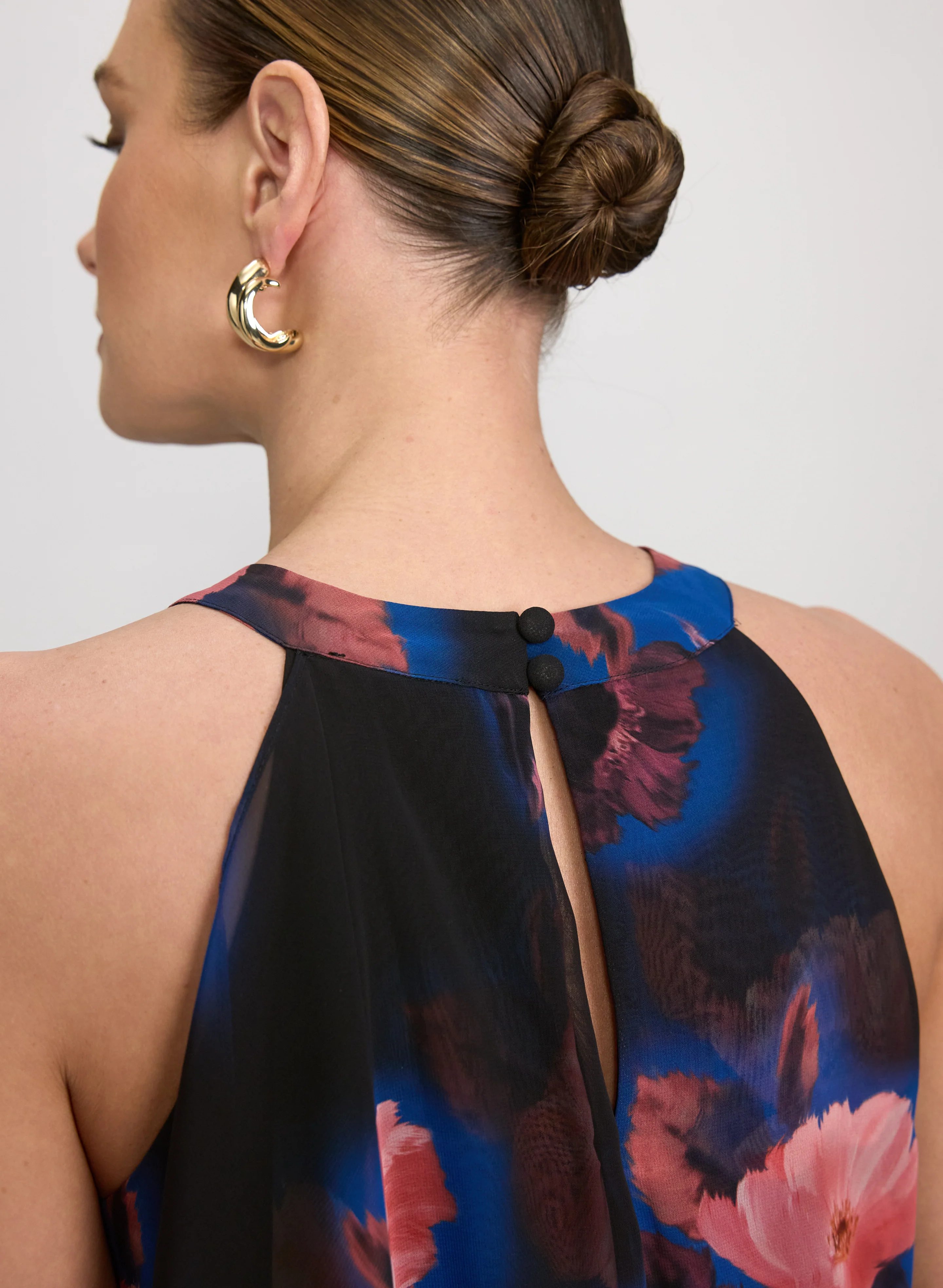 Chiffon A-Line Dress - Image 8