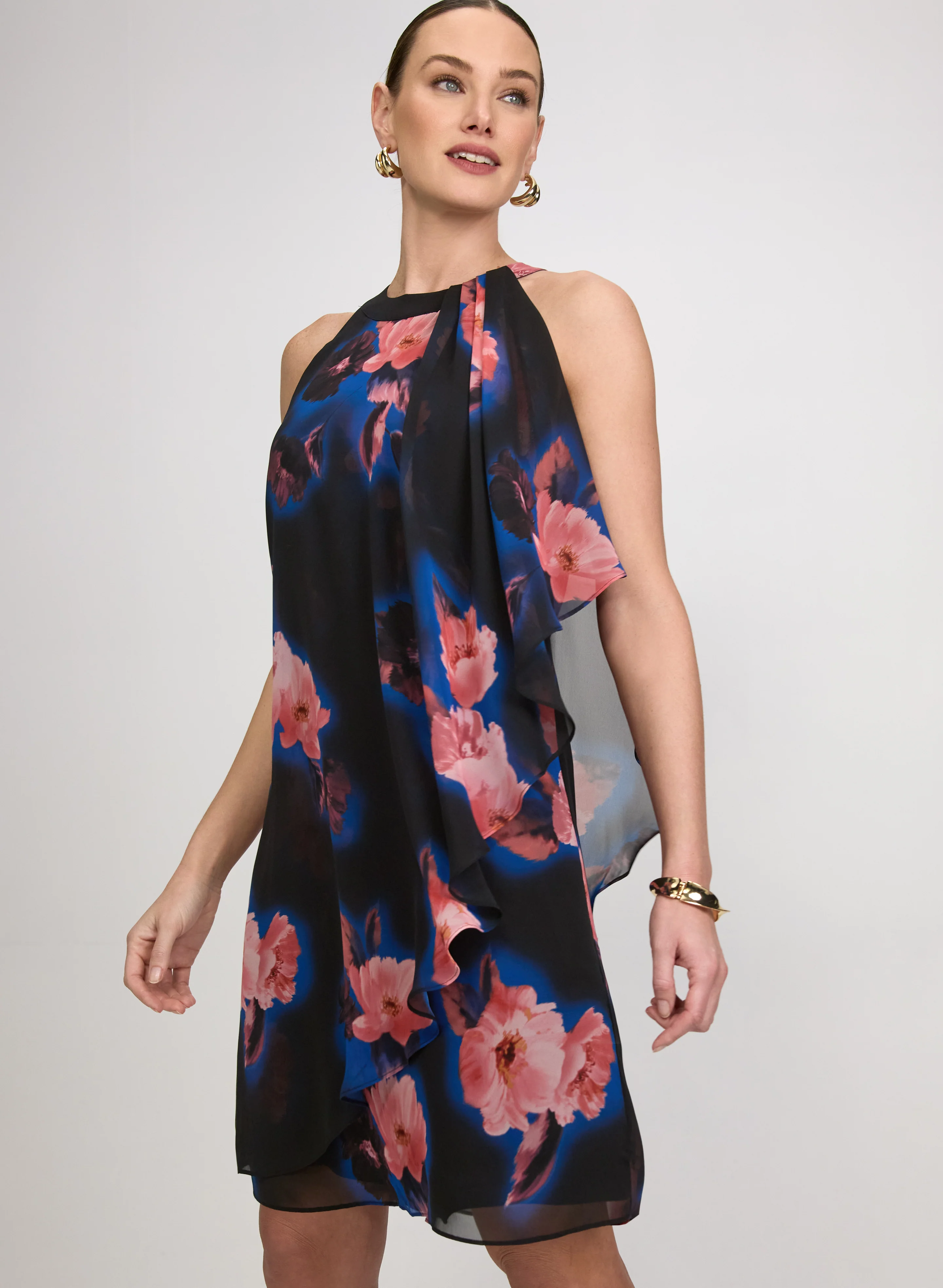 Chiffon A-Line Dress - Image 9