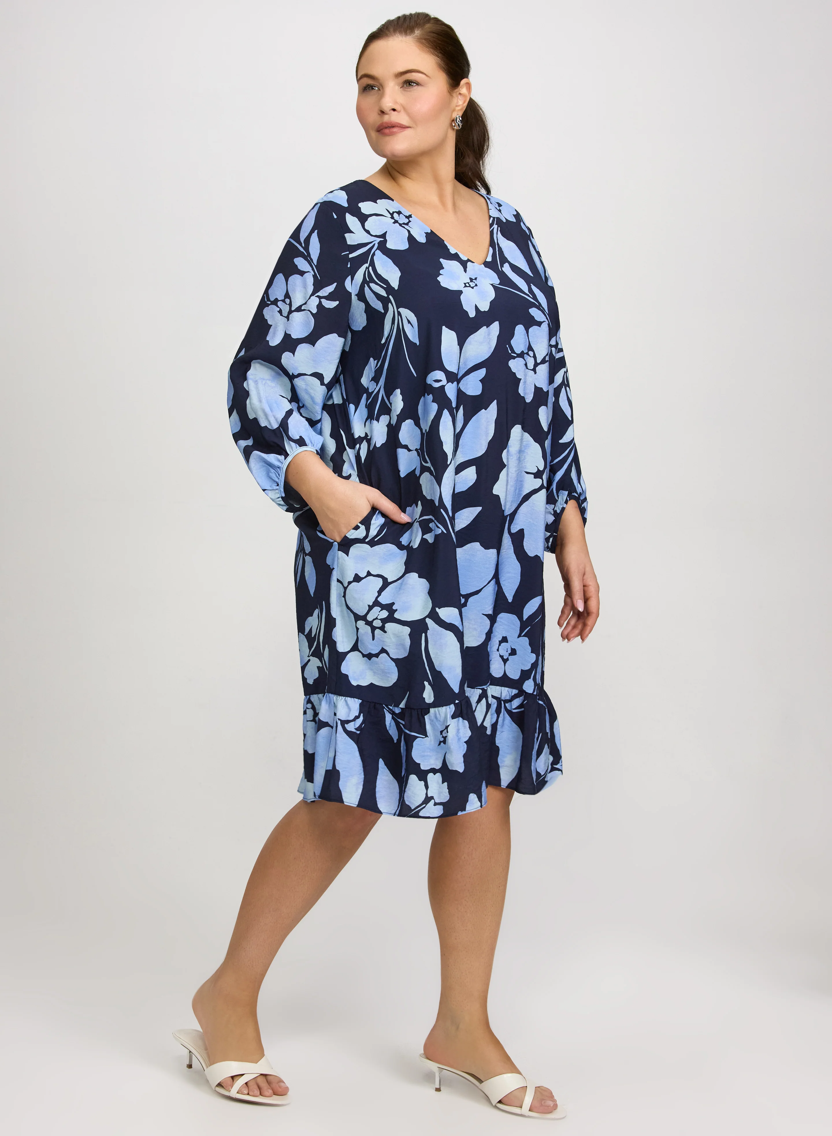 Floral A-Line Dress - Image 2