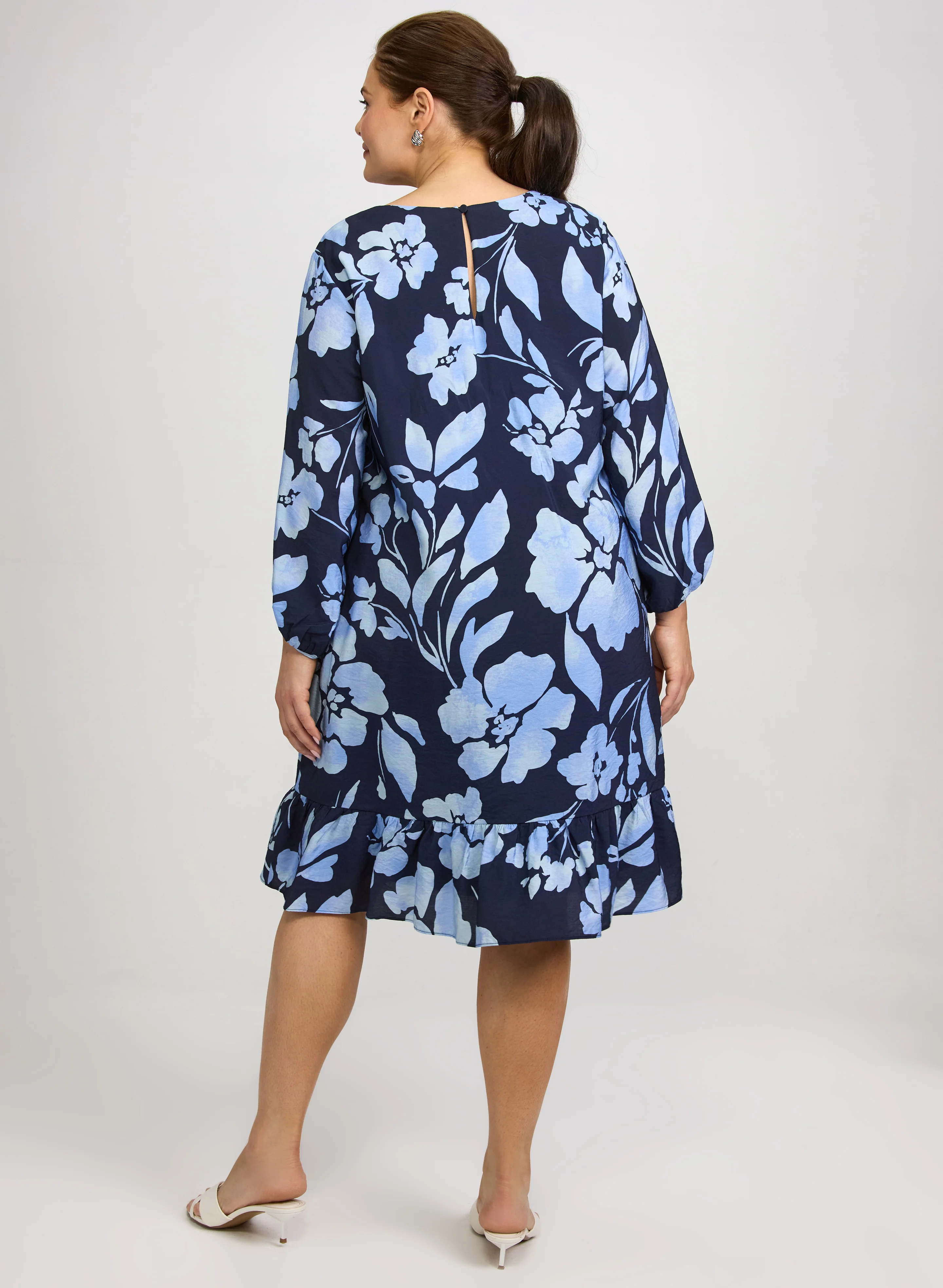 Floral A-Line Dress - Image 4