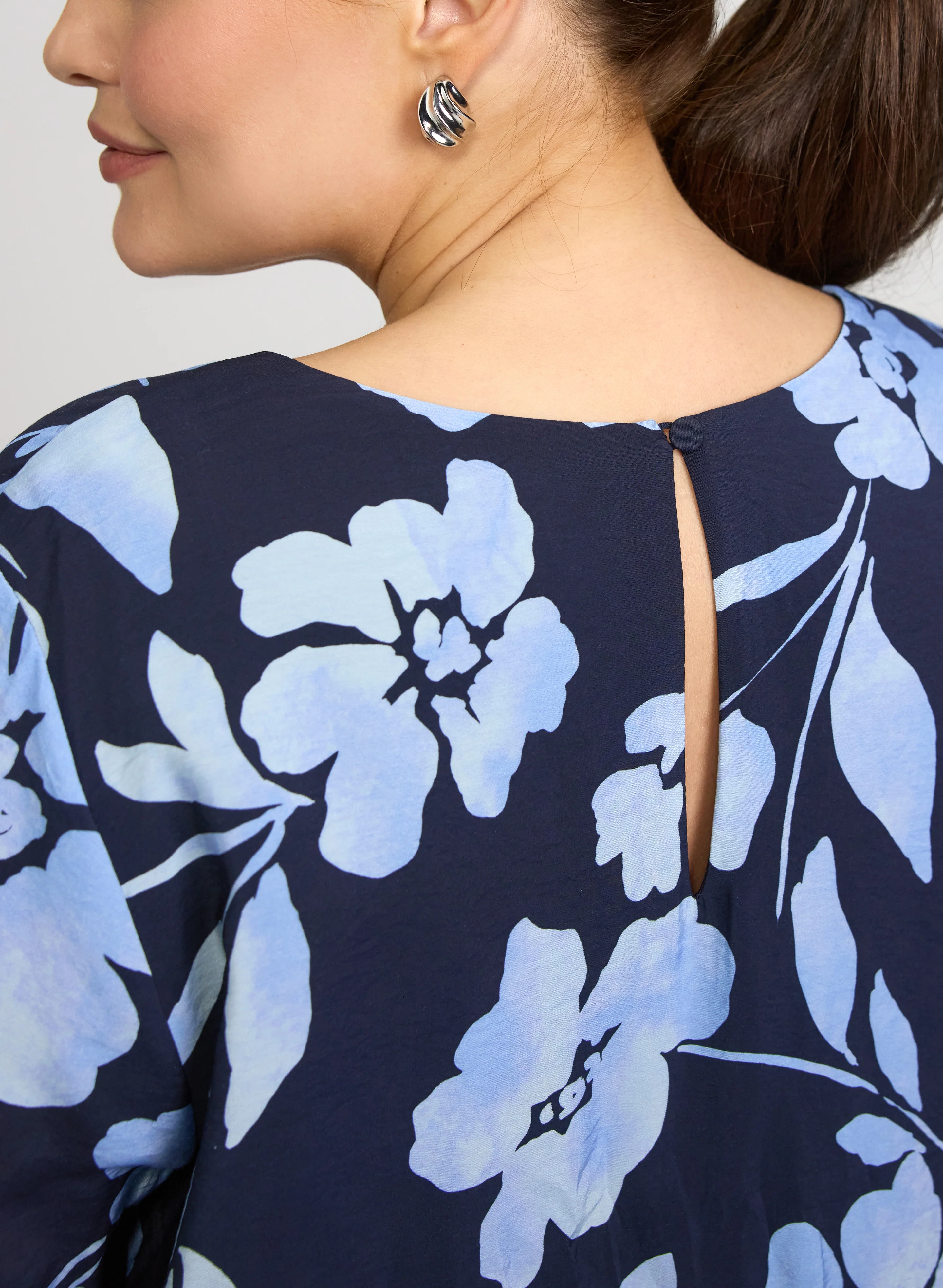 Floral A-Line Dress - Image 6
