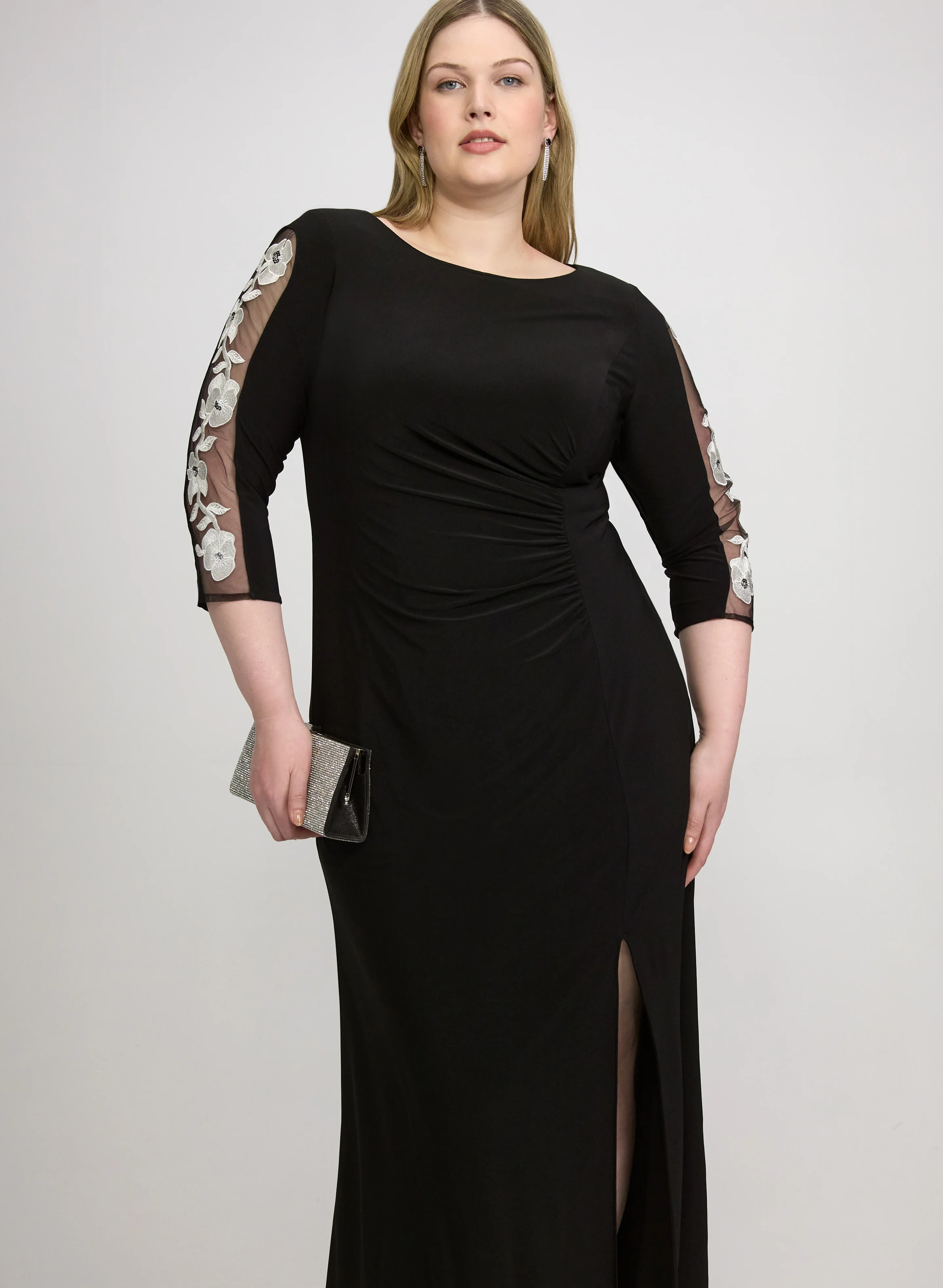 Floral Applique Dress - Image 5