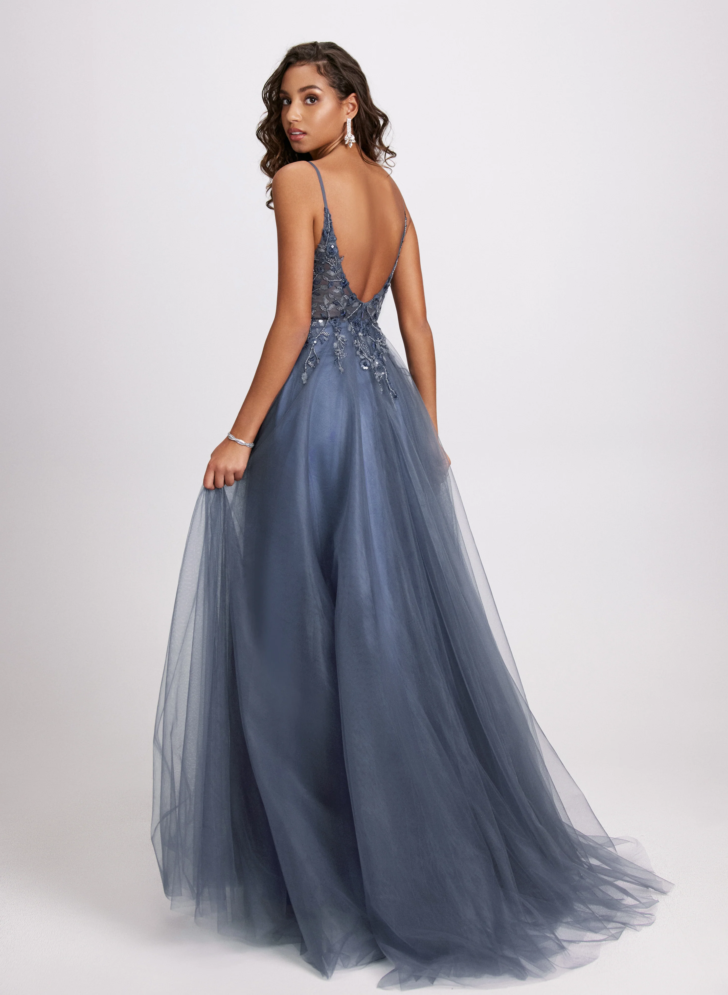 Floral Appliqué Maxi Dress - Image 5